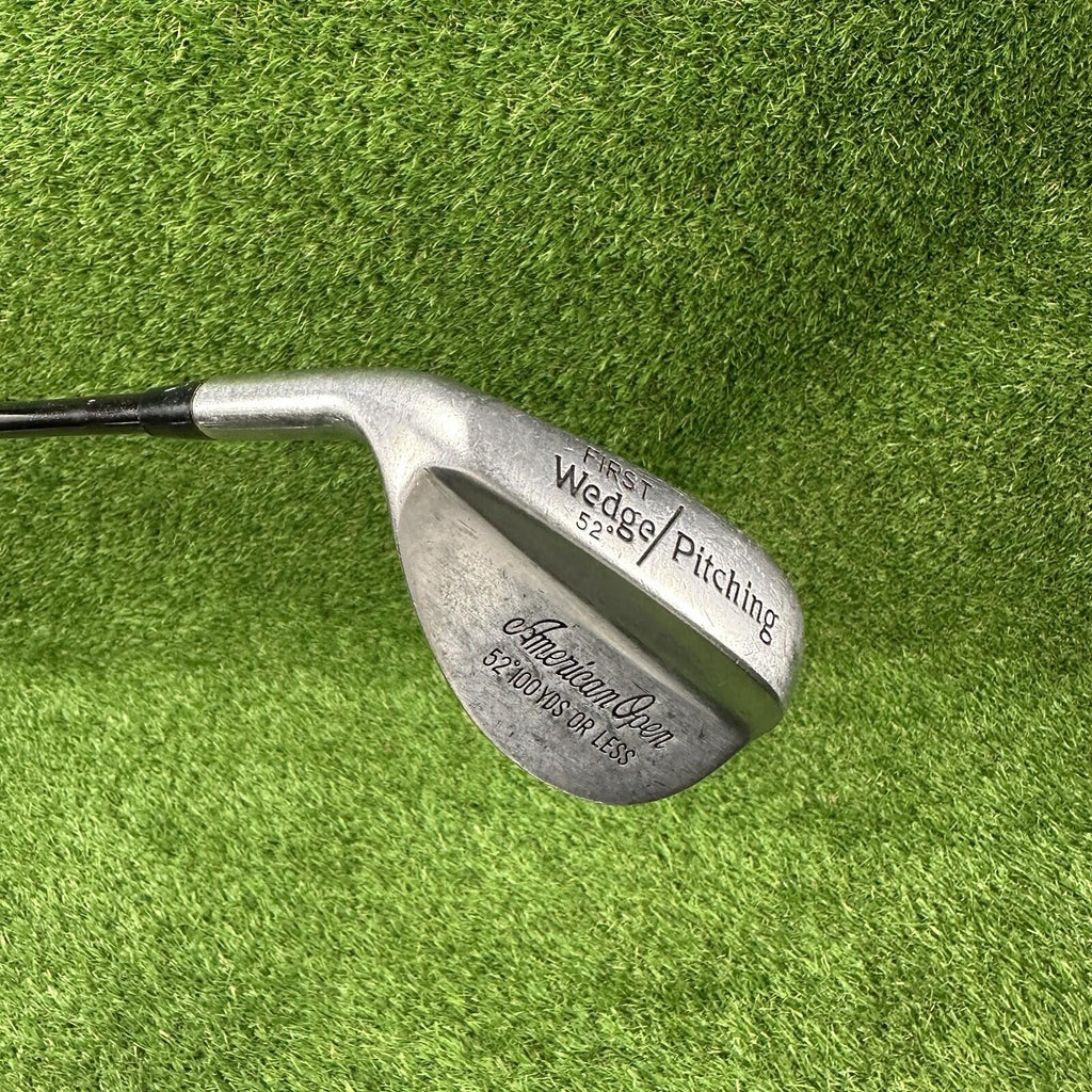 LH American Open 52° First Pitching Wedge 100 yds Or Less ⛳️ Graphite Shaft 36”