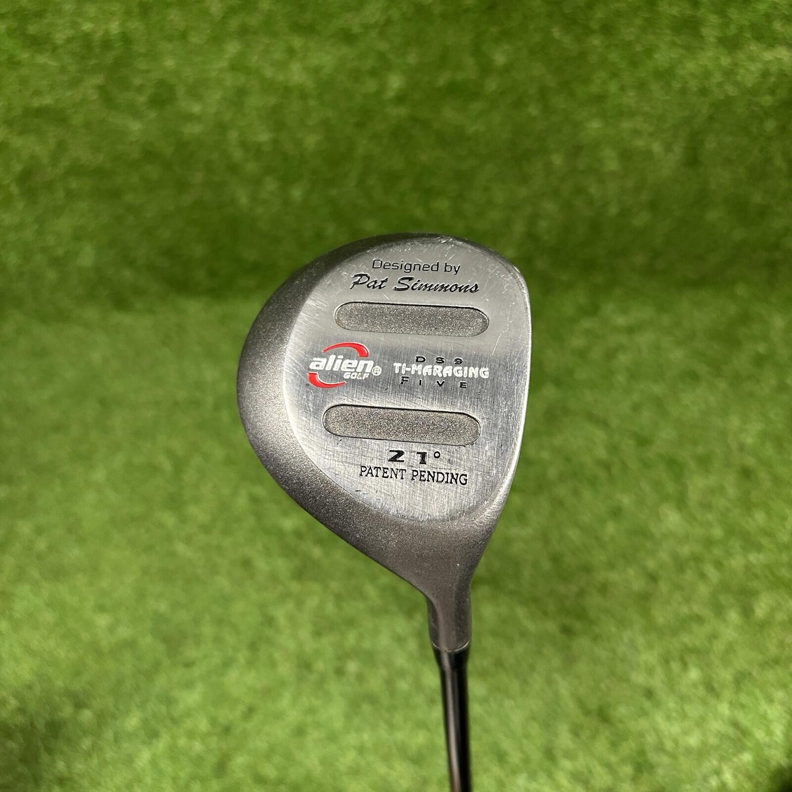 Alien Golf Pat Simmons Ti Maraging DS9-5 Wood 21° ⛳️ Velocitor Graphite Shaft RH