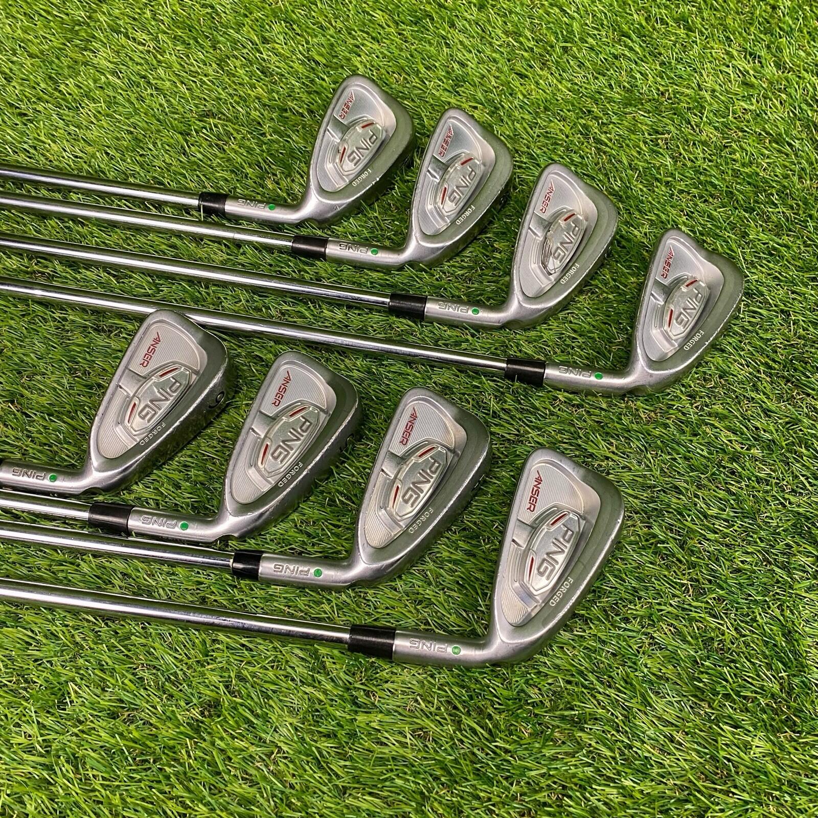 PING ANSER FORGED Green Dot Iron Set 3-PW ⛳️ N.S.Pro 950GH Steel Shaft RH READ