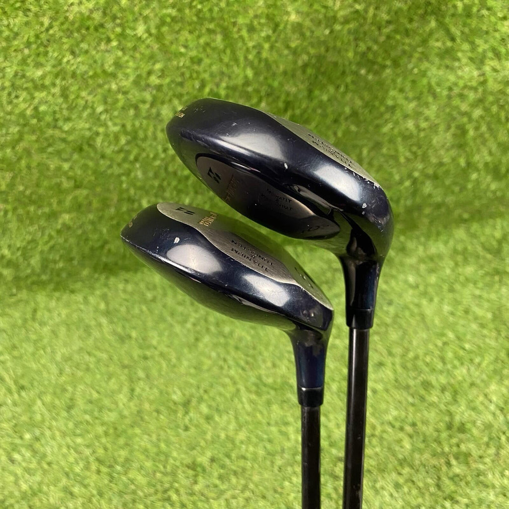 Yonex Rekin Super 2 Fairway 3 And 5 Woods Set ⛳️ BGS 5100 R Graphite Shafts RH