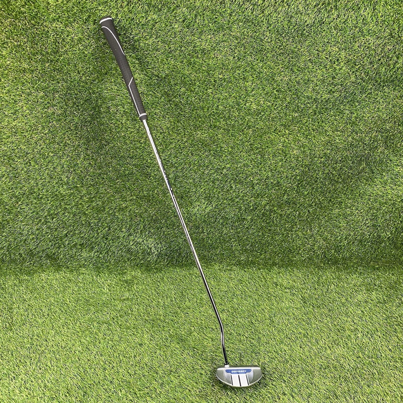 Odyssey White Hot RX V-Line Mallet Putter ⛳️ Steel Shaft 34 Inch RH Karma Grip