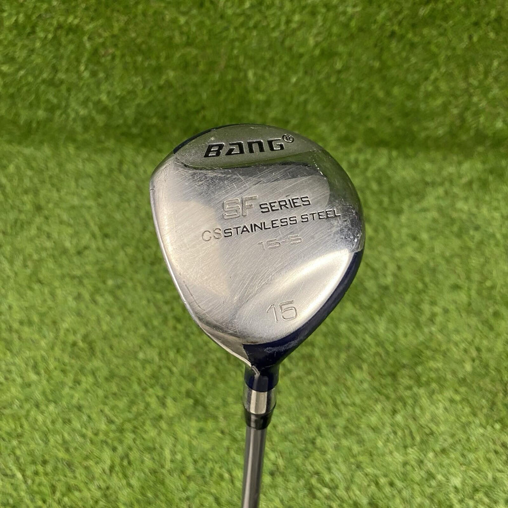 Bang SF Series CS Stainless Steel Fairway 3 Wood 15-5 ⛳️ Harrison Star Plus LH