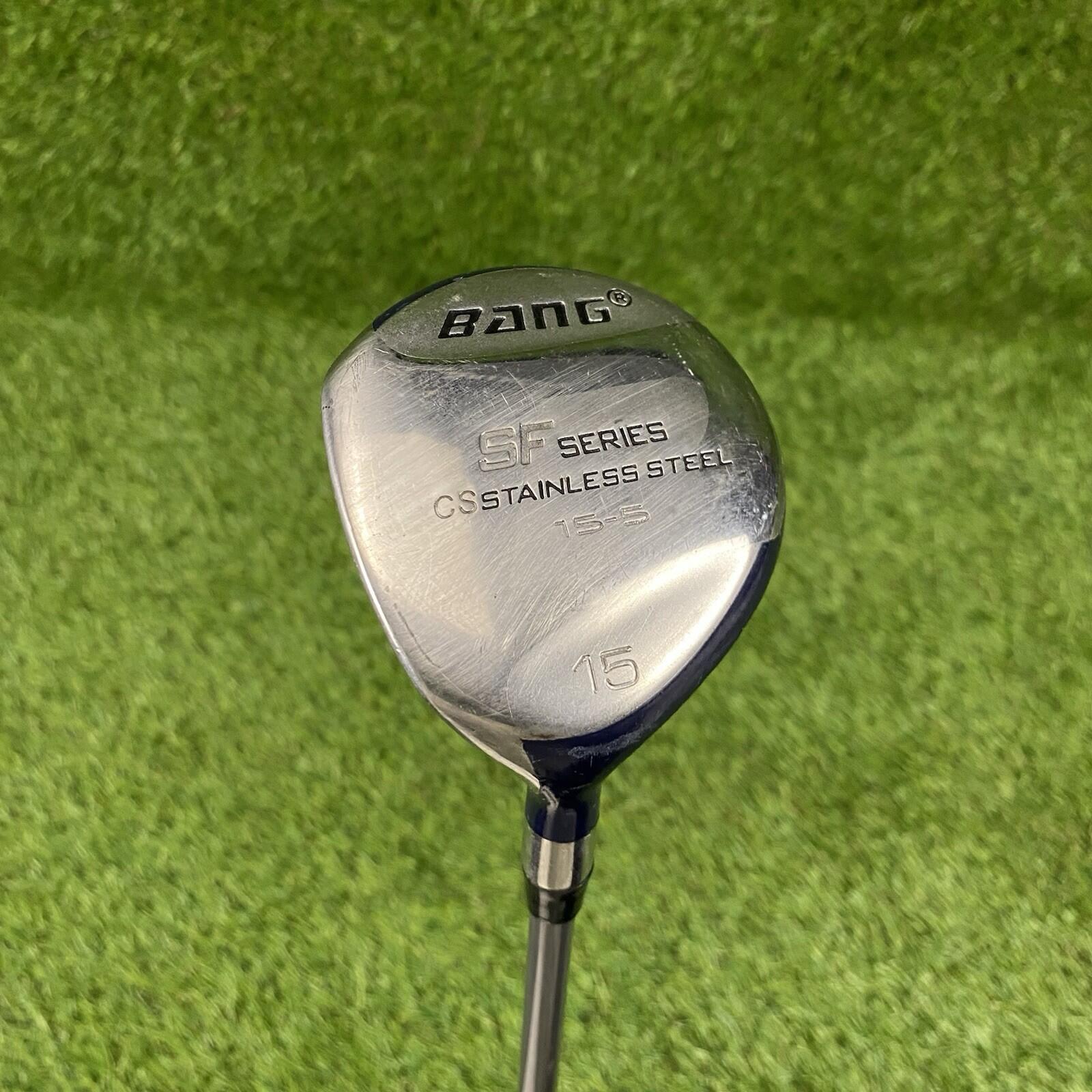 Bang SF Series CS Stainless Steel Fairway 3 Wood 15-5 ⛳️ Harrison Star Plus LH