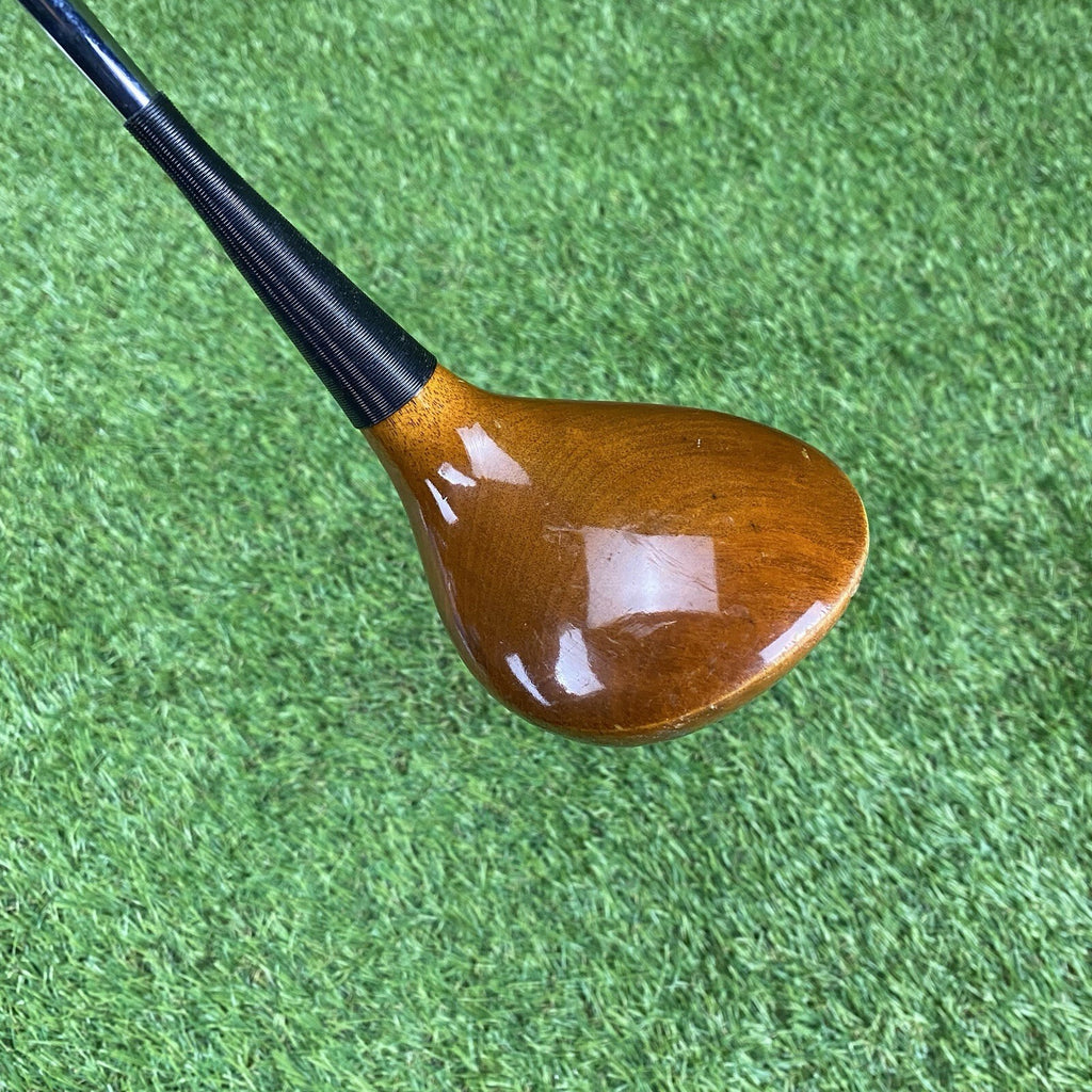 MacGregor Tourney 1 Wood Super Eye-O-Matic Persimmon Driver KeyHole ⛳️ Steel RH