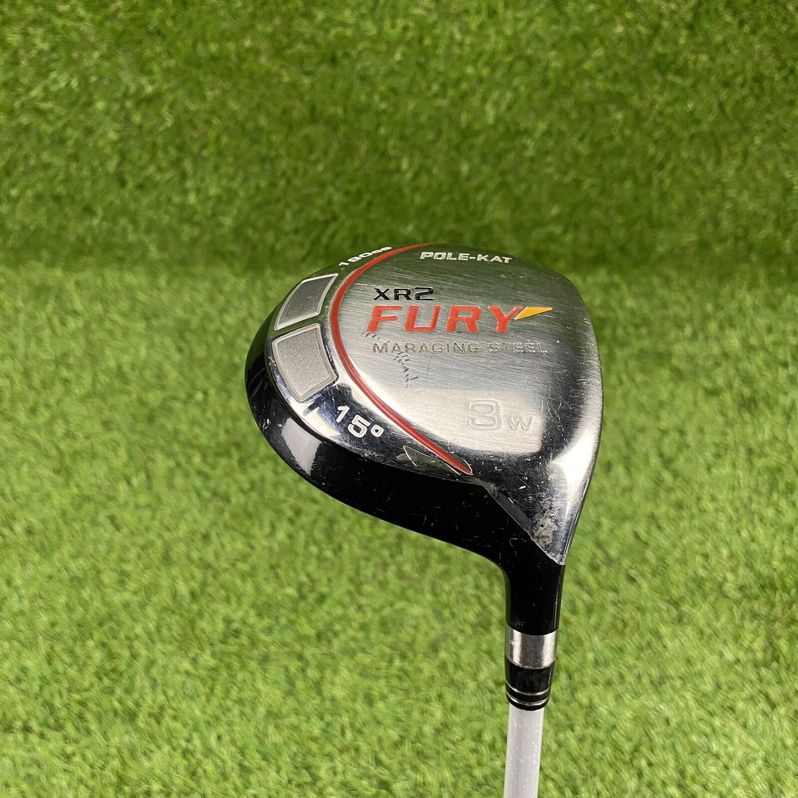 Pole-Kat XR2 Fury Fairway 3 Wood 15° ⛳️ Grafalloy 60 Lite Flex Graphite Shaft RH