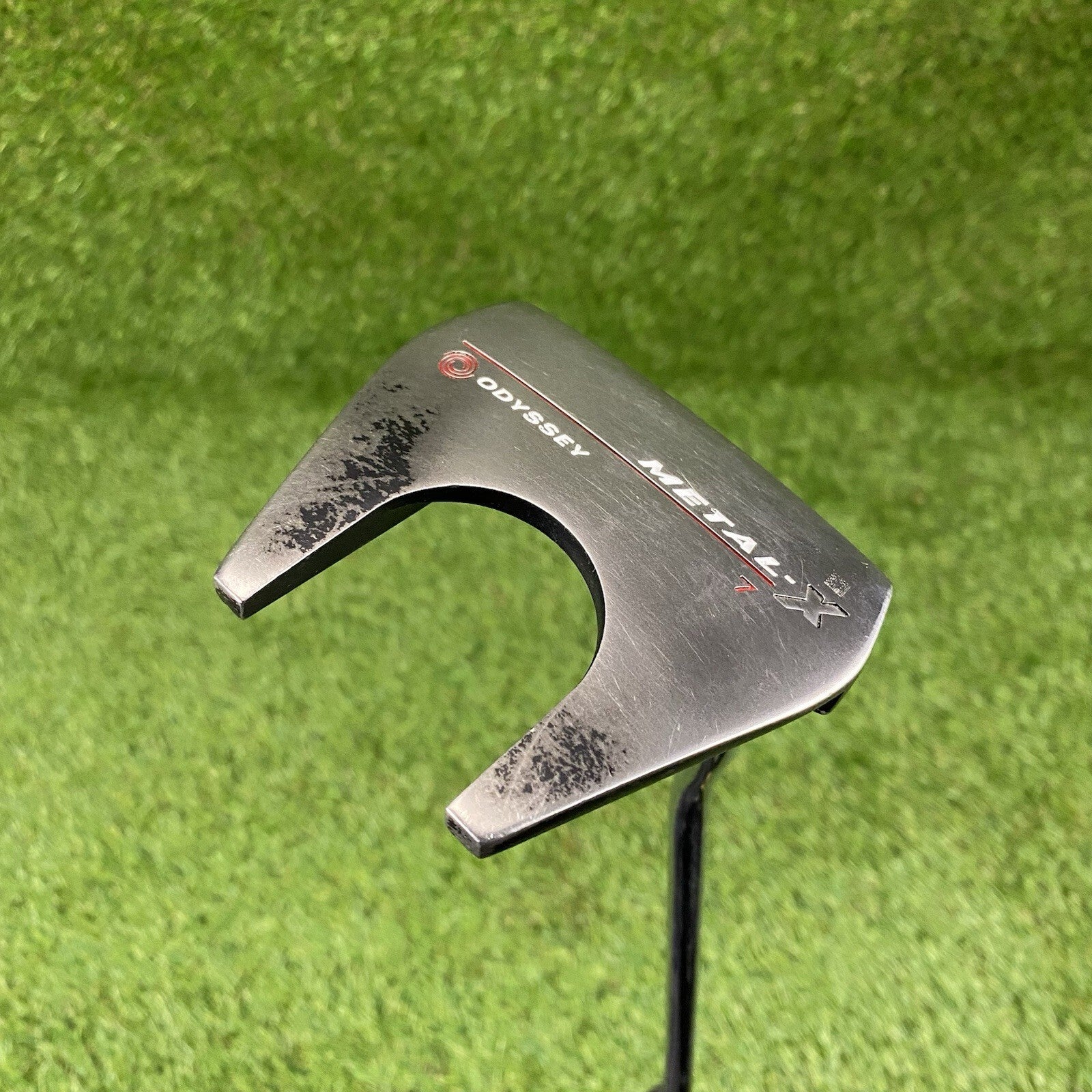 Odyssey Metal X 7 Milled Mid Mallet Putter ⛳️ Steel Shaft 36.5 Inch RH