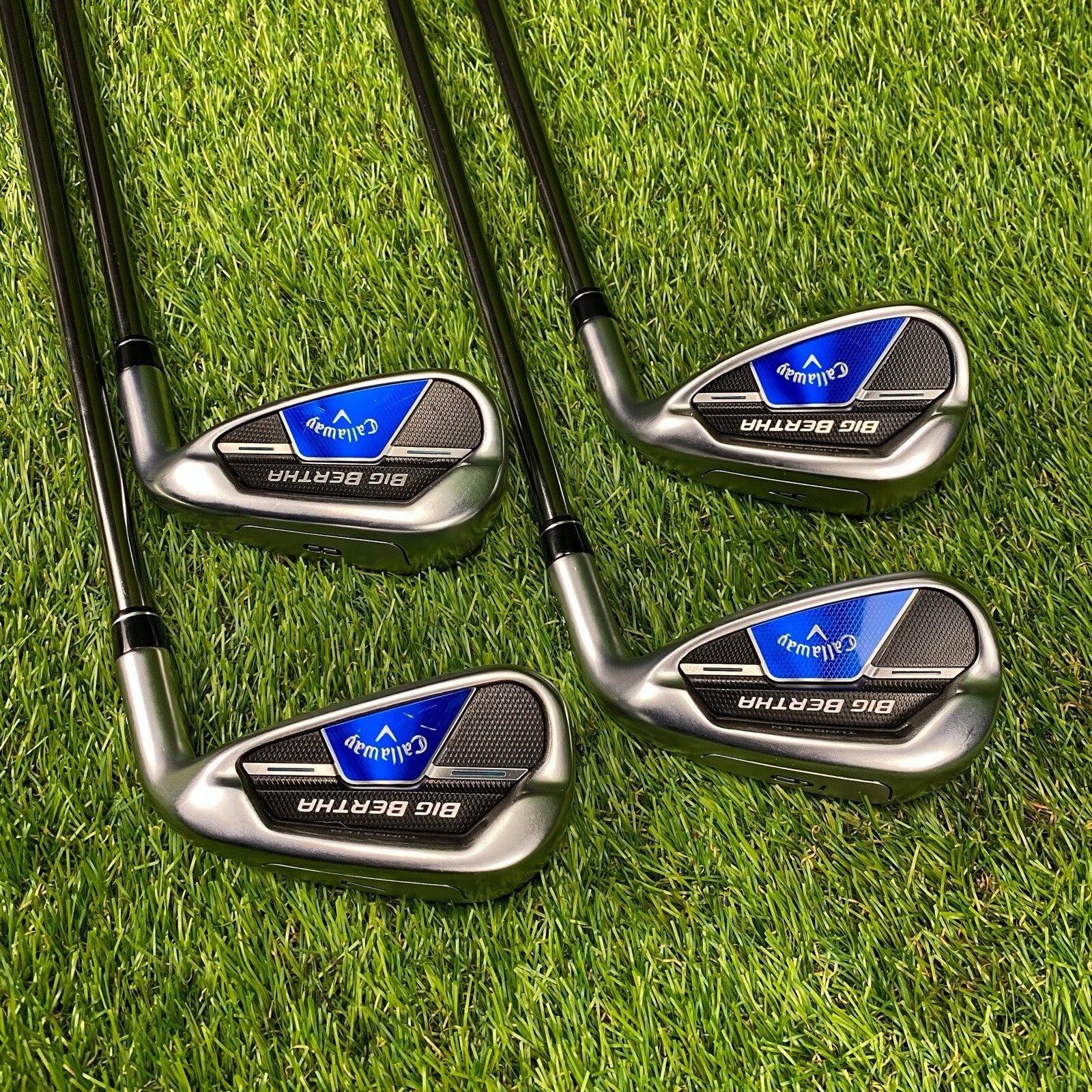 Callaway Big Bertha B21 Iron Set 7-Gw ⛳️ RCH 65 Regular Flex Graphite Shafts RH