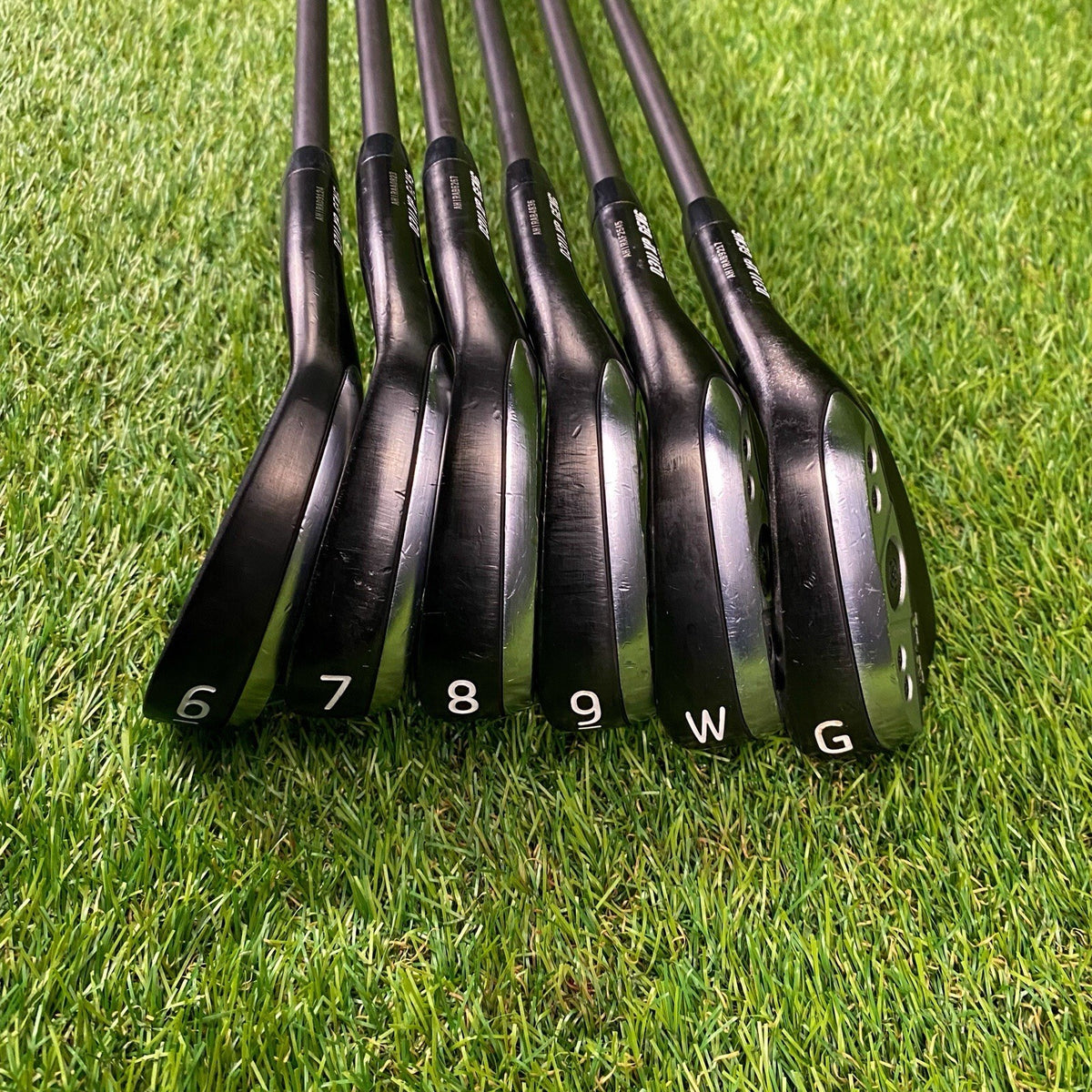 PXG 0311 P GEN6 Black Label Elite Forged Iron Set 6-Gw ⛳️ SteelFiber Black i95 S