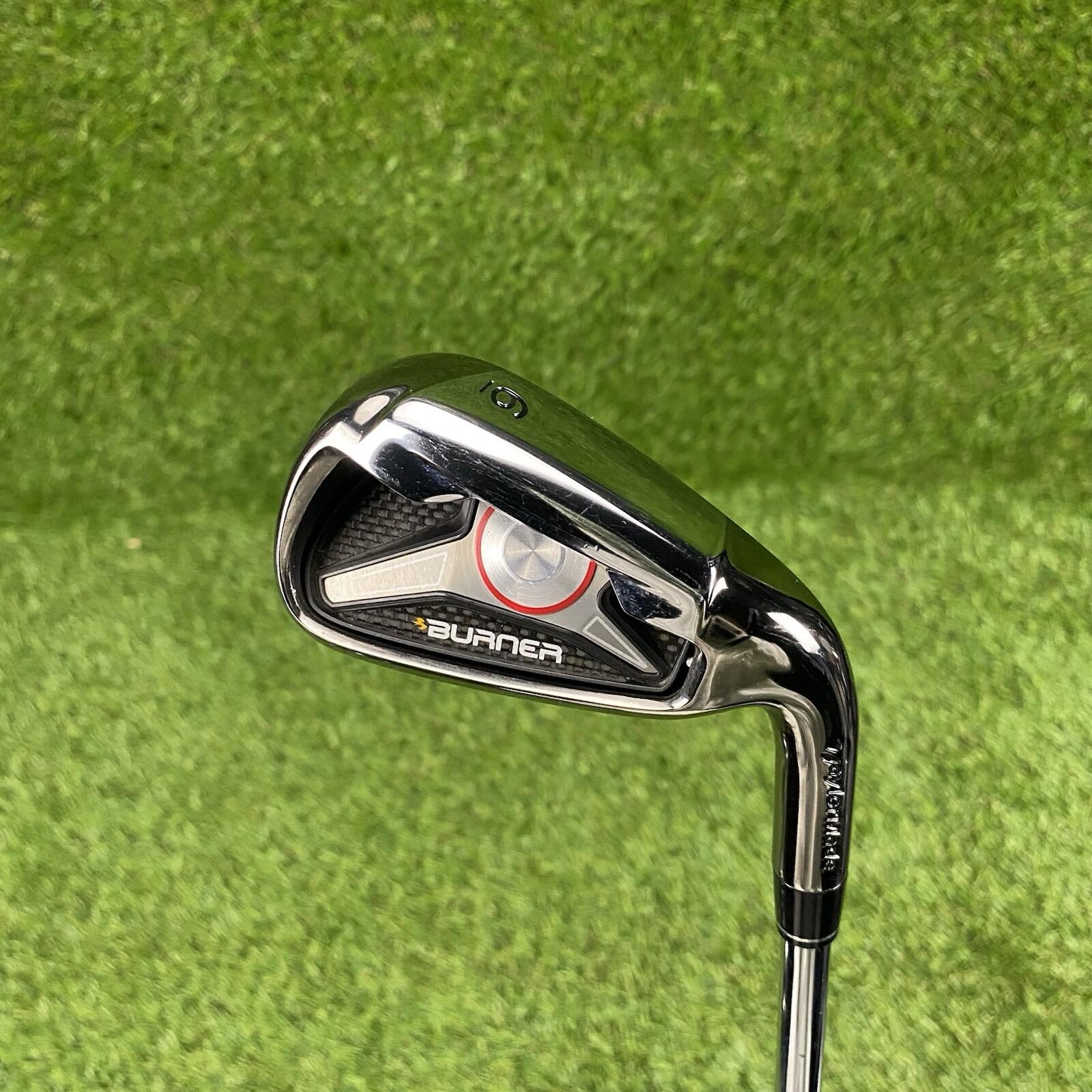 TaylorMade Burner Gloss Black Single 6 Iron ⛳️ SuperFast 85 Stiff Flex Steel RH