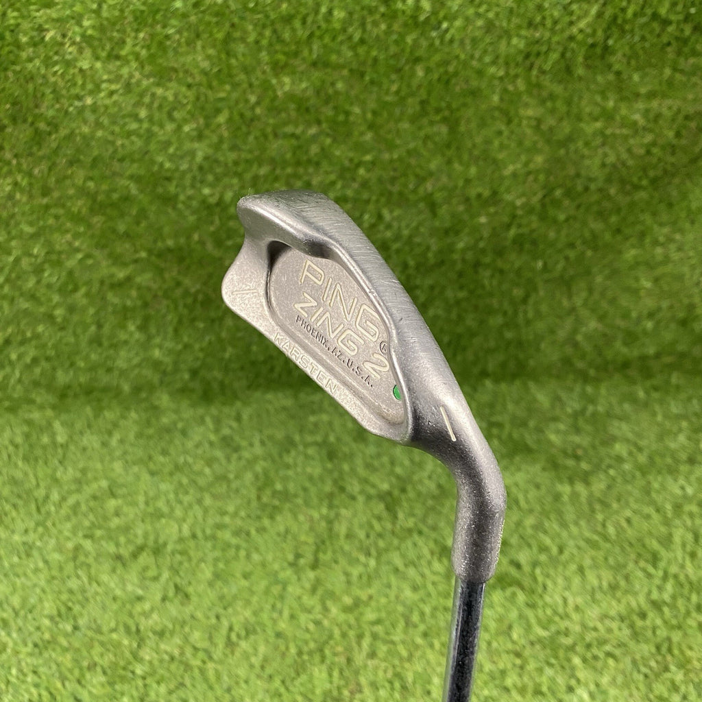 Ping Zing 2 Single 1 Iron Green Dot 2° Upright ⛳️ Karsten JZ Stiff Flex Steel RH