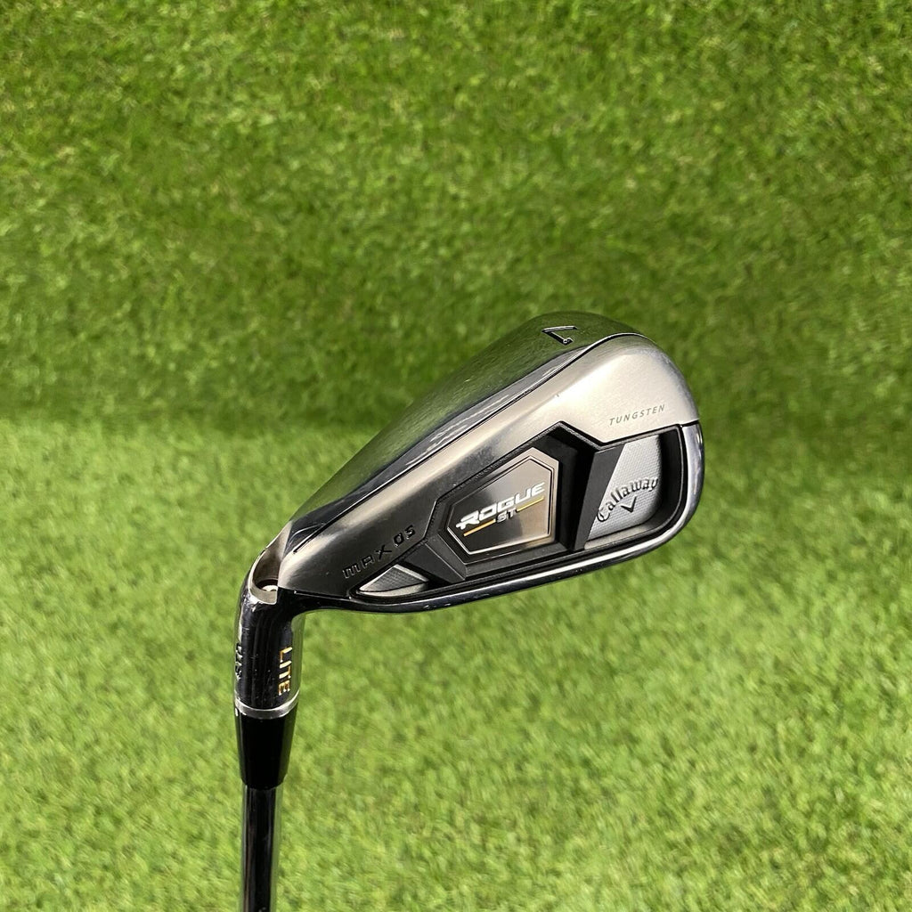 Callaway Rogue ST Max OS 7 Iron Lite STD ⛳️ Elevate 95 Stiff Flex Steel Shaft RH