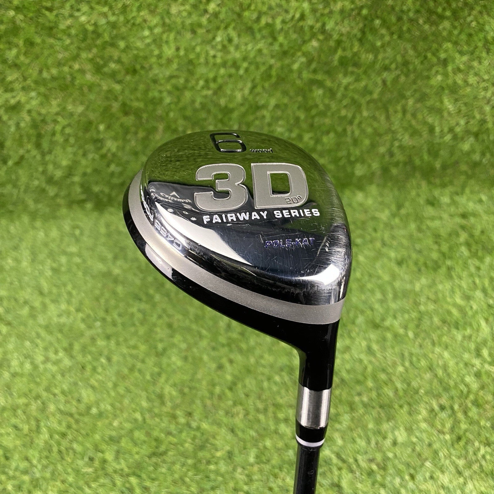 Pole-Kat 3D Fairway Series 6 Wood 20° Forged Steel ⛳️ Platinum 75 Regular Flex