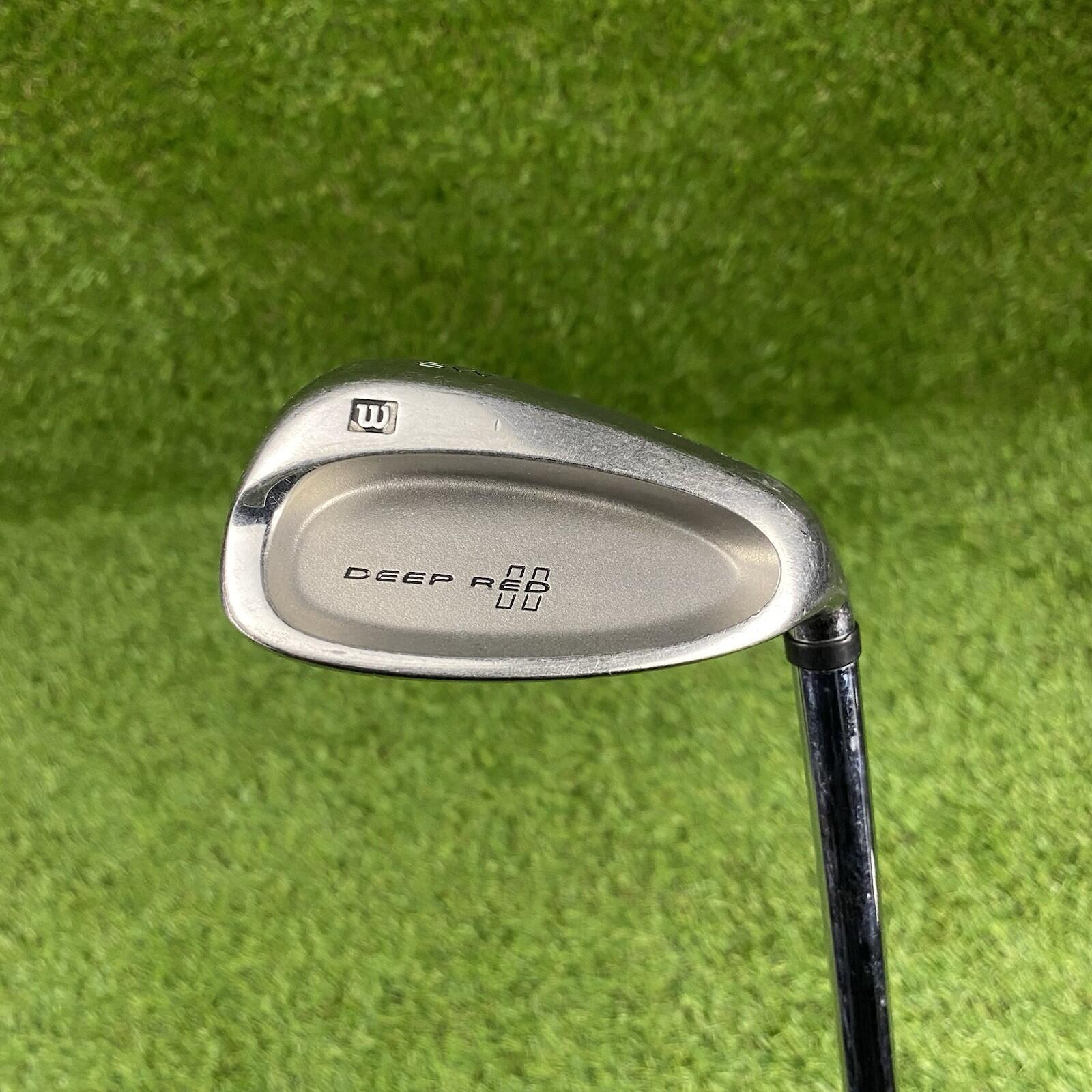 Wilson Deep Red II Distance Sand Wedge SW ⛳️ Fat Shaft Steel Shaft RH