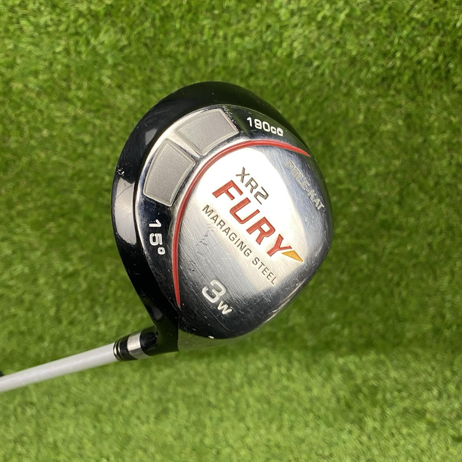 Pole-Kat XR2 Fury Fairway 3 Wood 15° ⛳️ Grafalloy 60 Lite Flex Graphite Shaft RH