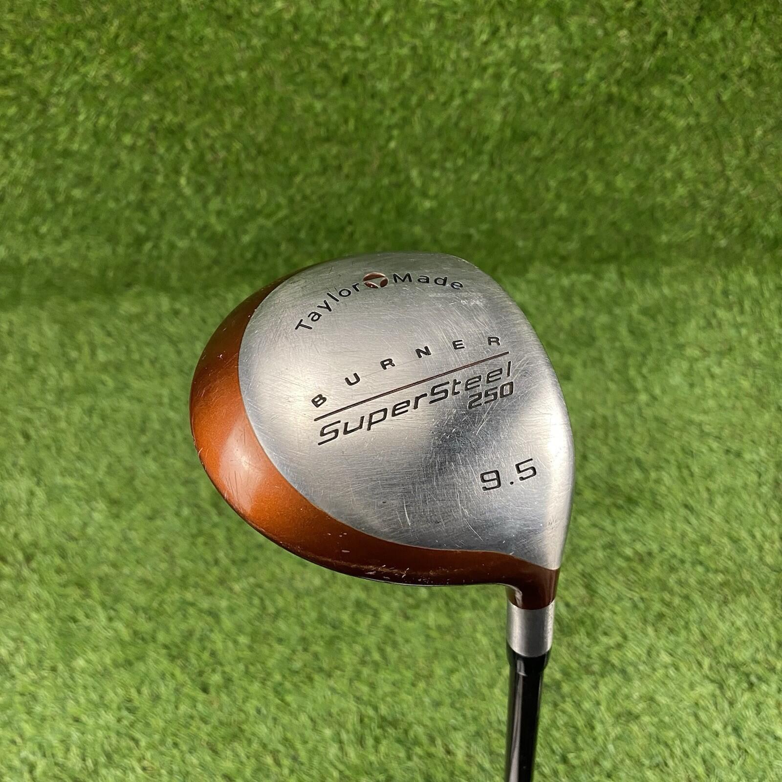 TaylorMade Burner SuperSteel 250 9.5° Driver ⛳️ Regular-80 Bubble Shaft RH