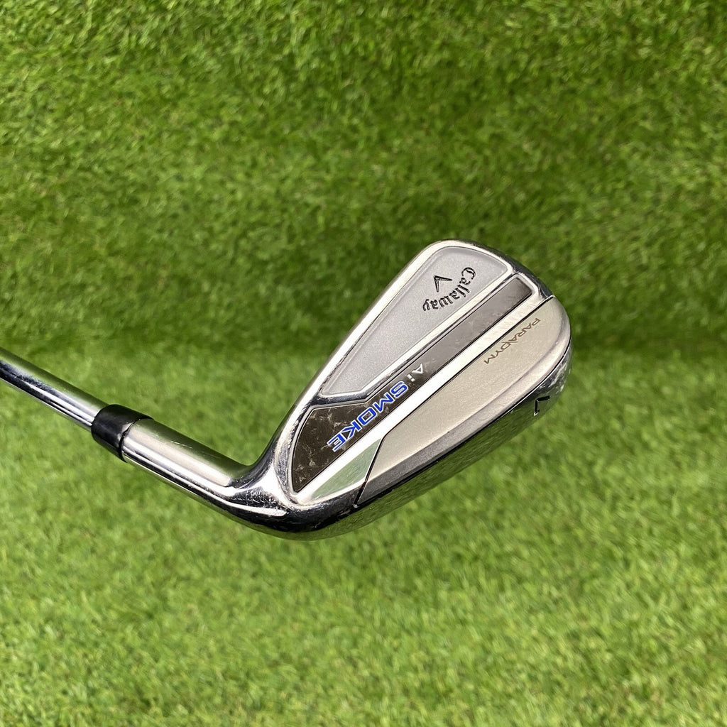 Callaway Paradym AI SMOKE Single 7 Iron ⛳️ Elevate MPH 95 Stiff Flex Steel RH