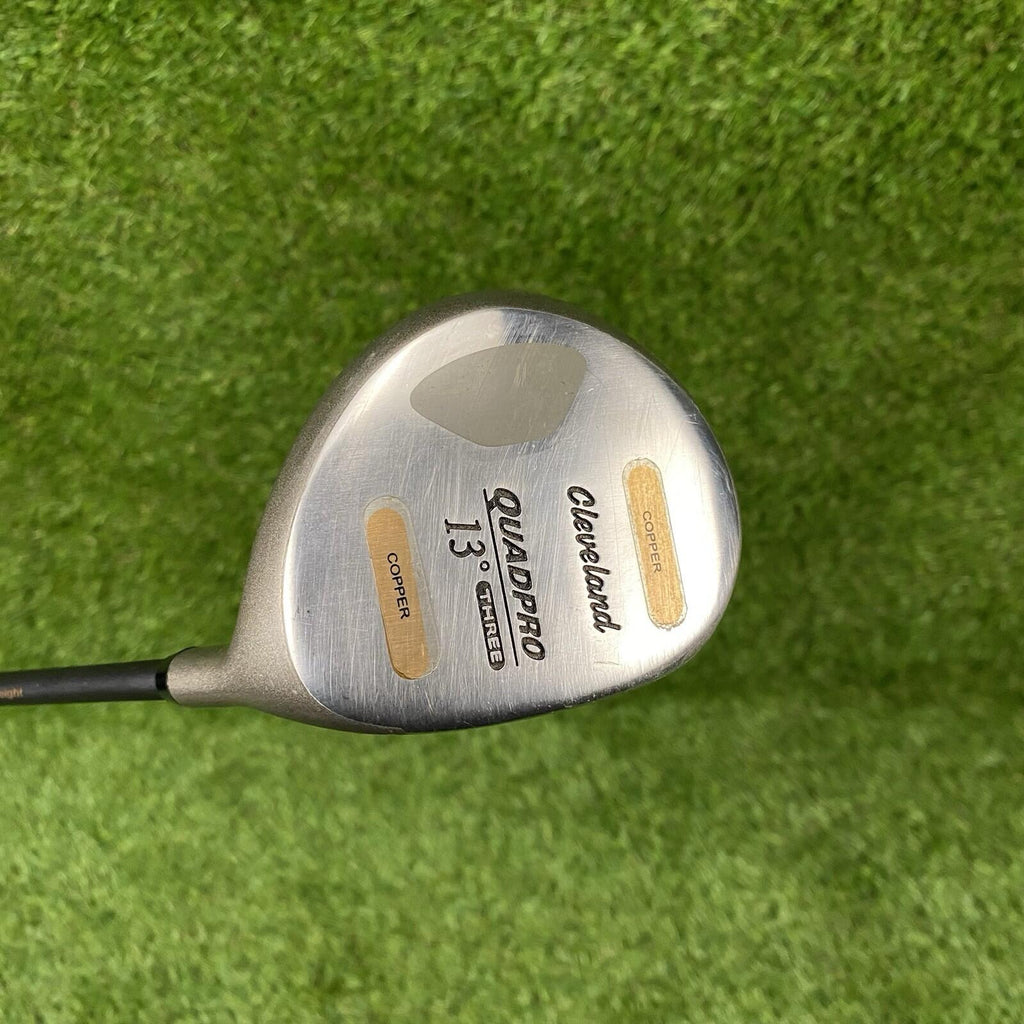 Cleveland Quadpro Copper Fairway 3 Wood 13° ⛳️ Stiff Flex Graphite Shaft RH