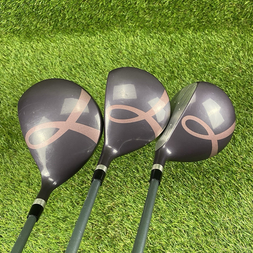 Wilson Hope LX Fairway Wood Set ⛳️ Pink Ribbon Cancer Awareness Women Graphite