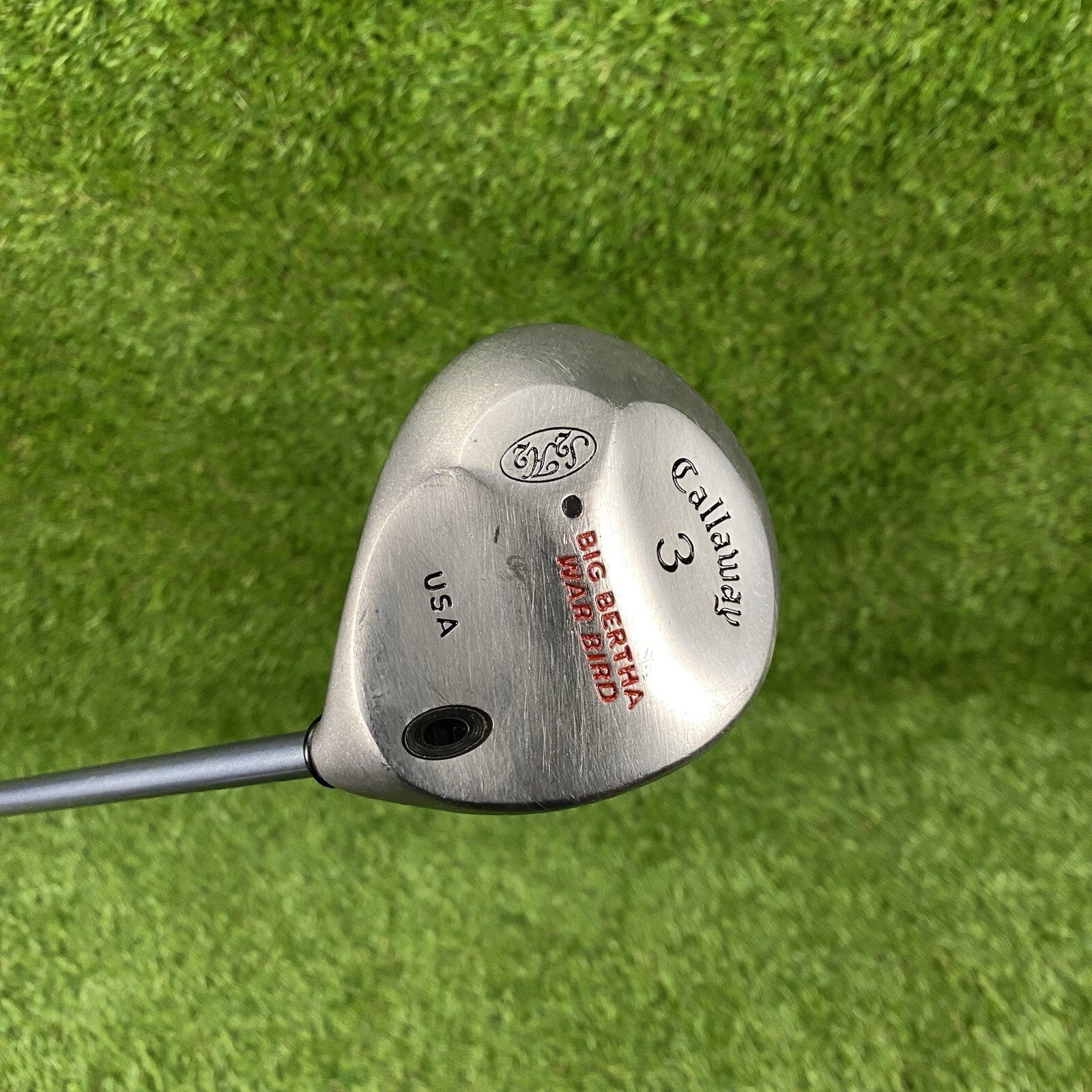 Callaway Big Bertha War Bird 3 Wood USA ⛳️ RCH 90 Firm Flex Graphite Shaft RH