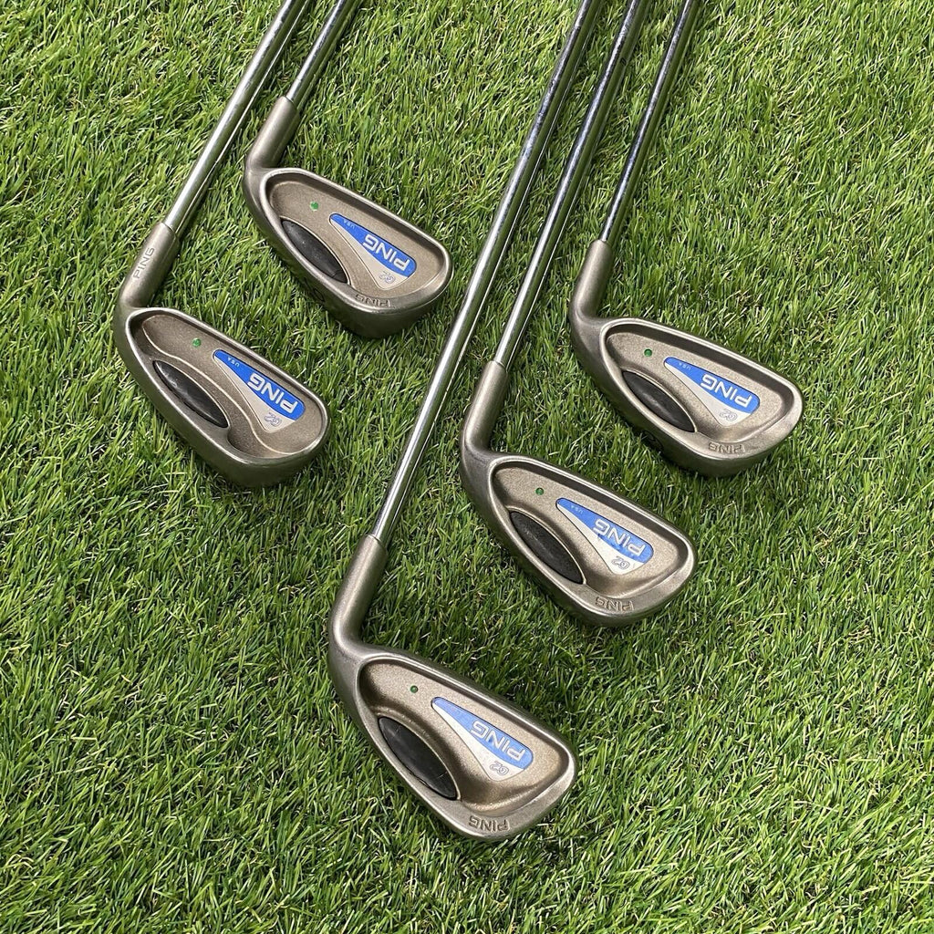 Ping G2 Green Dot Irons Set HL 5-9 Irons ⛳️ True Temper Regular Steel Shafts RH