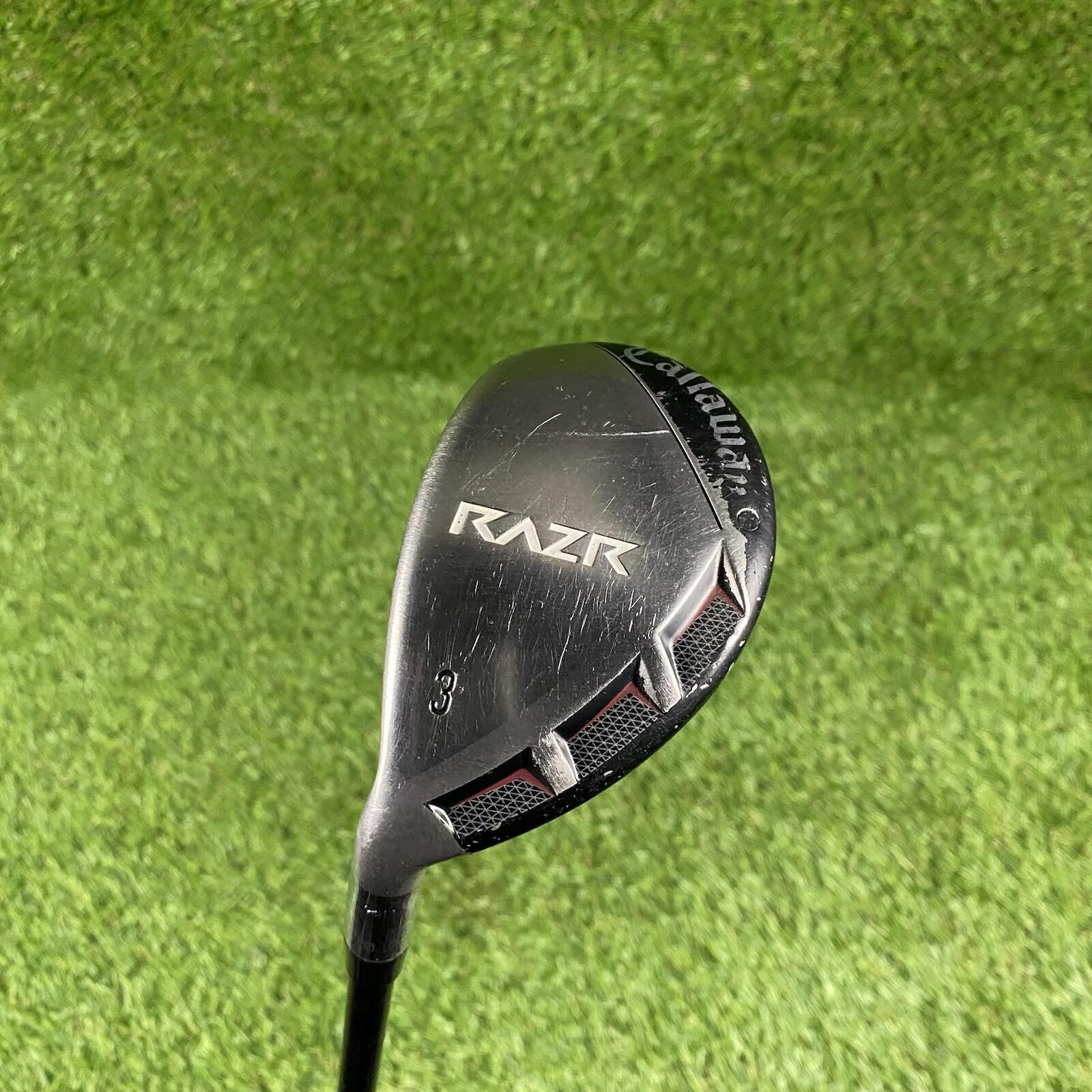 Left Handed Callaway RAZR 3 Hybrid⛳️ Callaway H60G Stiff Flex Graphite Shaft LH