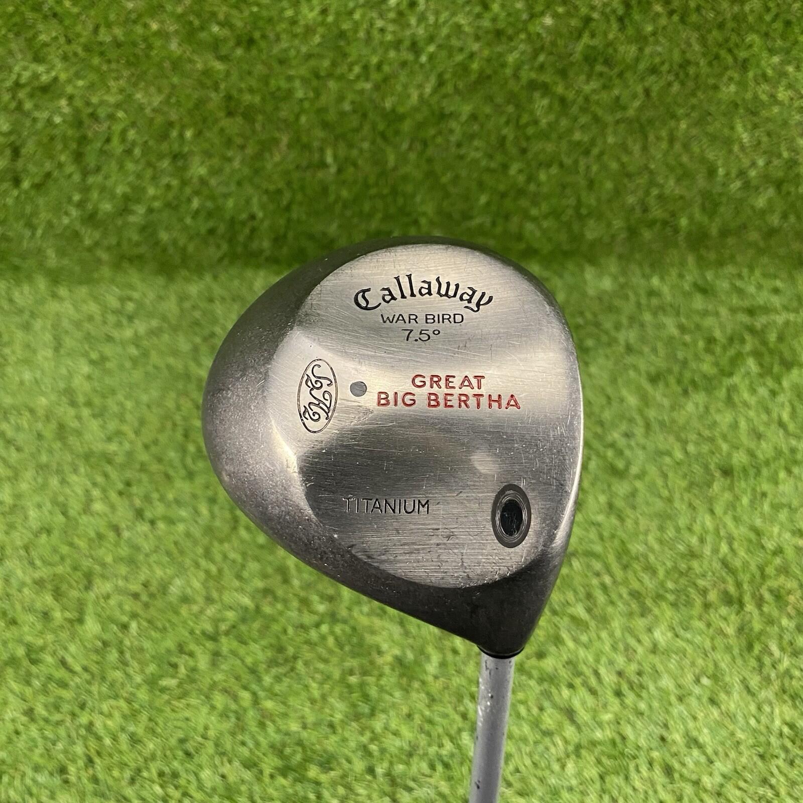 Callaway Great Big Bertha War Bird 7.5° Driver Titanium ⛳️ BB UL Firm Flex RH