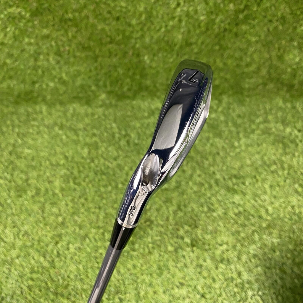 Callaway APEX Pro Forged Demo 7 Iron STD ⛳️ HZRDUS Silver 65g Regular Flex LH