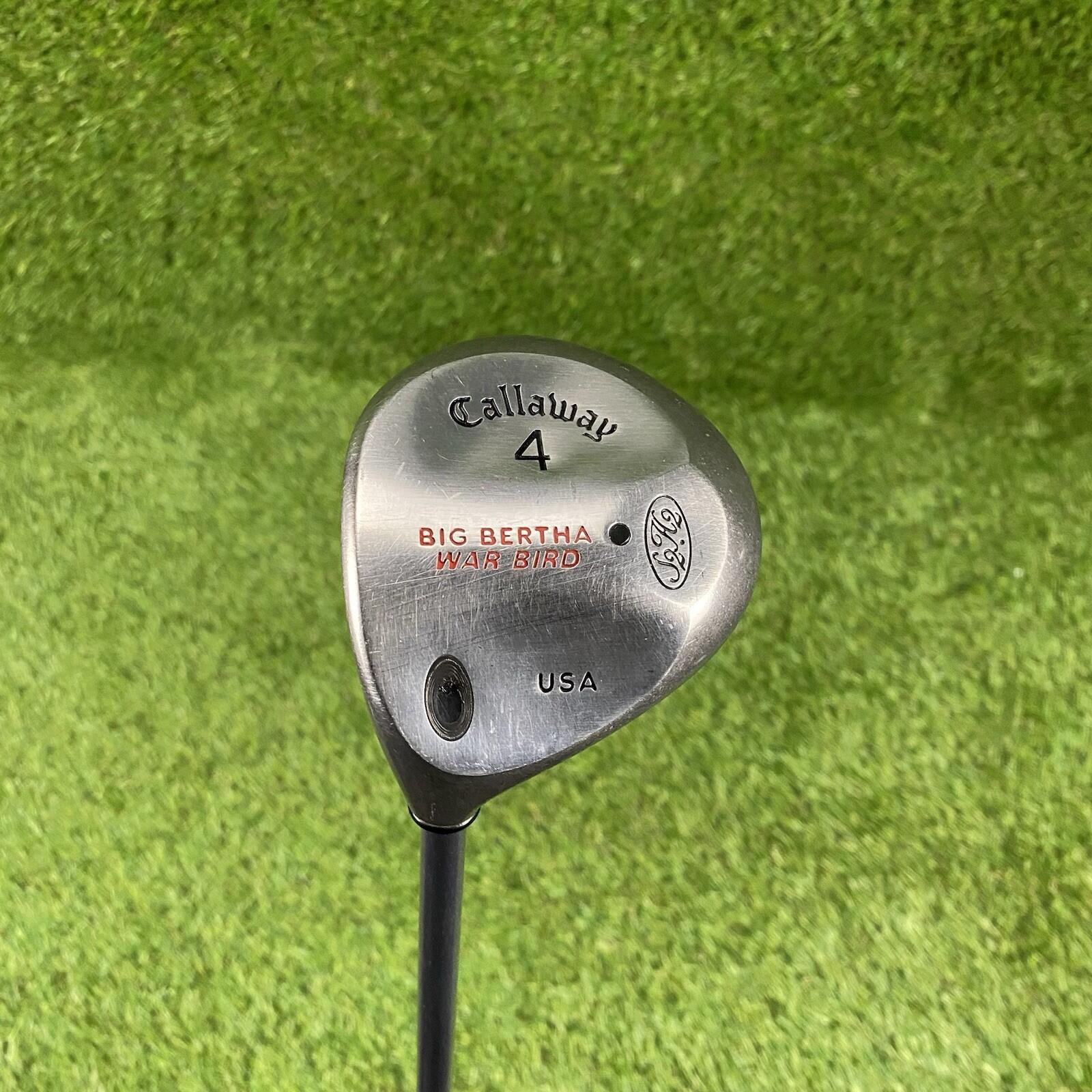 Callaway Big Bertha War bird Fairway 4 Wood USA ⛳️ RCH 90 Firm Flex Shaft LH