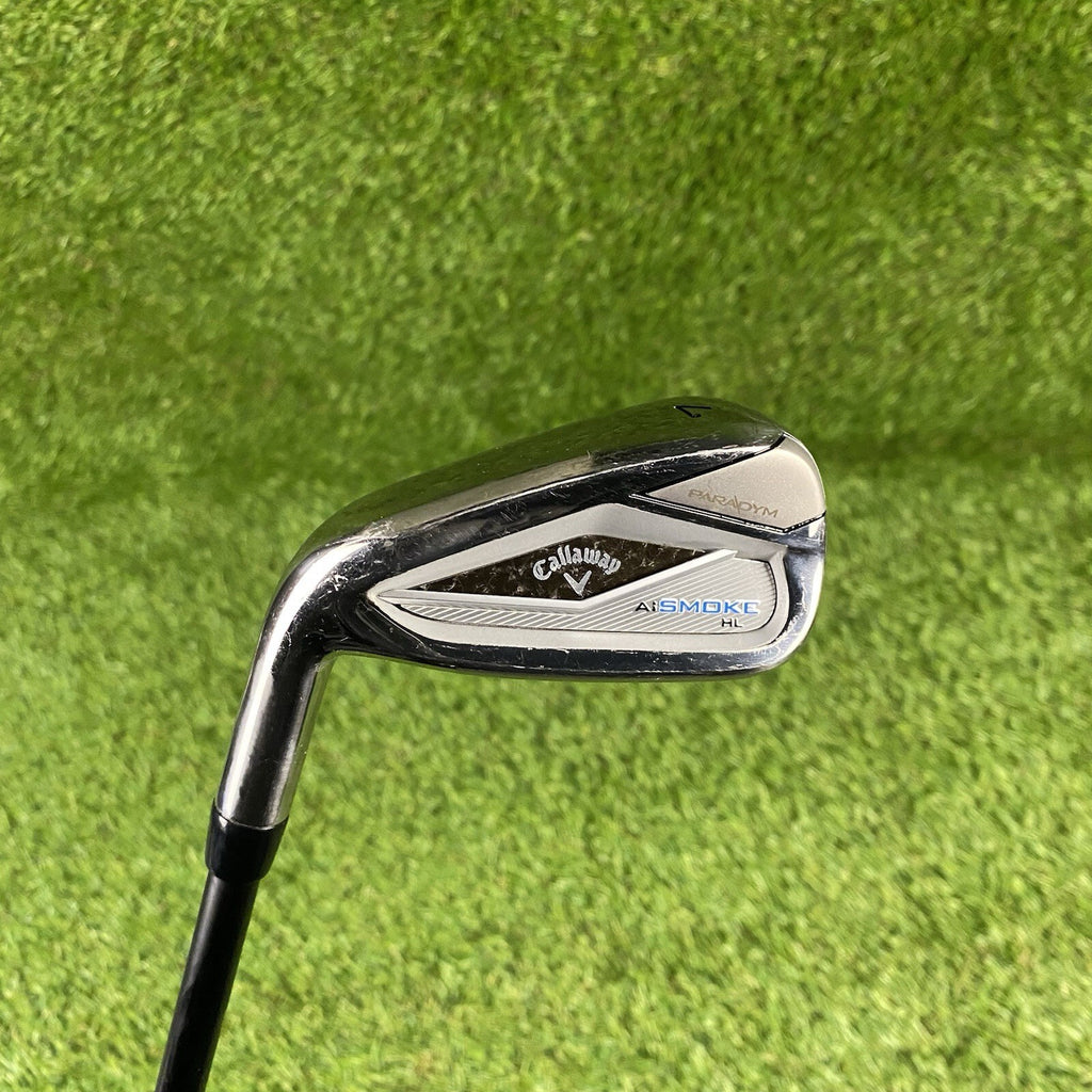 Left Handed Callaway Paradym Ai Smoke HL 7 Iron ⛳️ Project X Cypher Fifty 5.0 LH