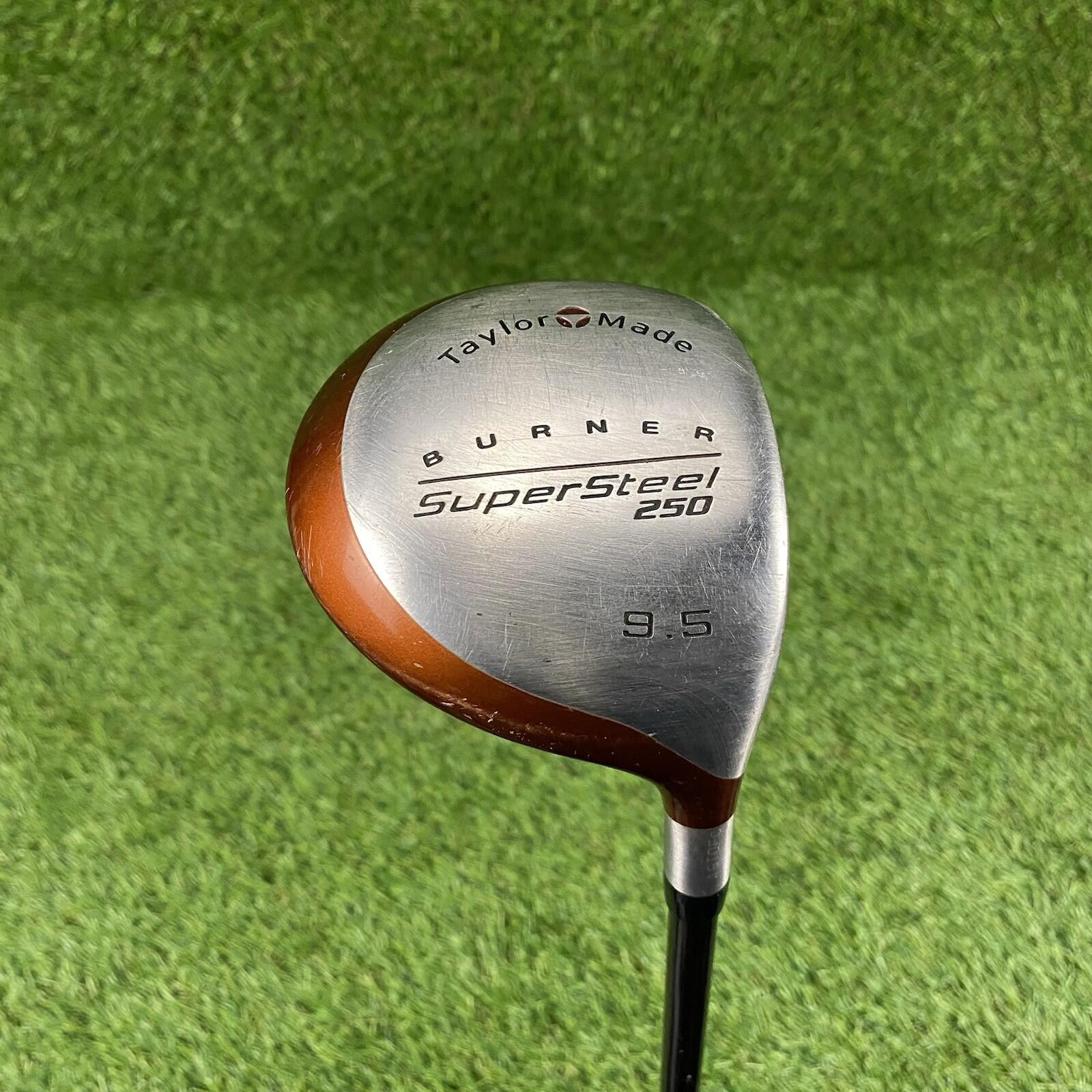 TaylorMade Burner SuperSteel 250 9.5° Driver ⛳️ Regular-80 Bubble Shaft RH