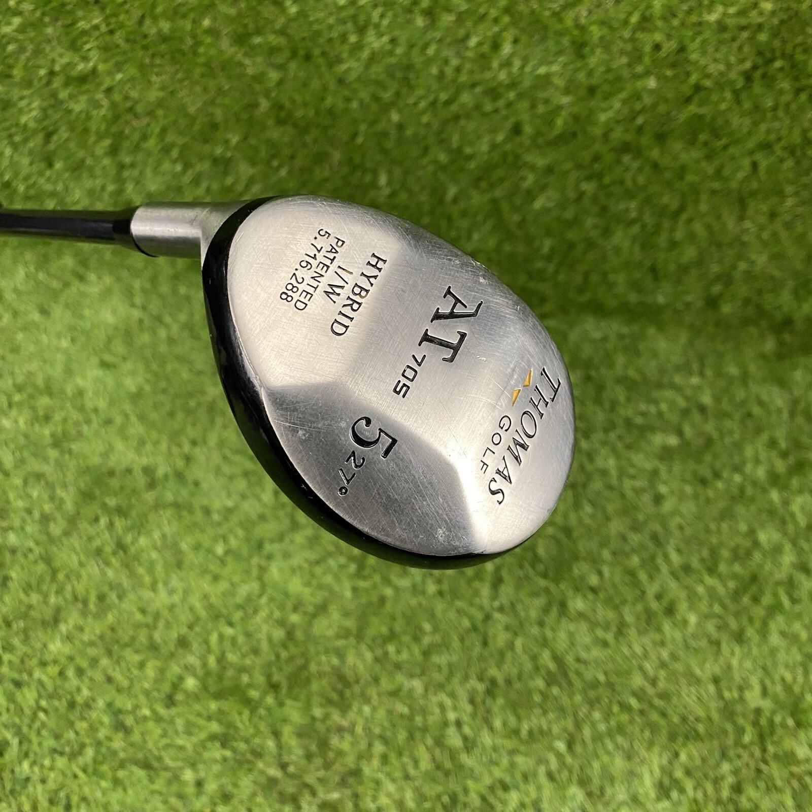 Left Handed THOMAS GOLF AT705 IW 5 Hybrid 27° ⛳️ Distance Senior Flex Shaft LH