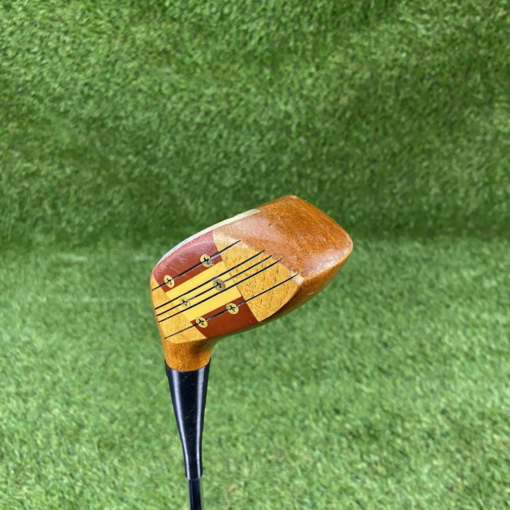 MacGregor Tourney 1 Wood Super Eye-O-Matic Persimmon Driver KeyHole ⛳️ Steel RH