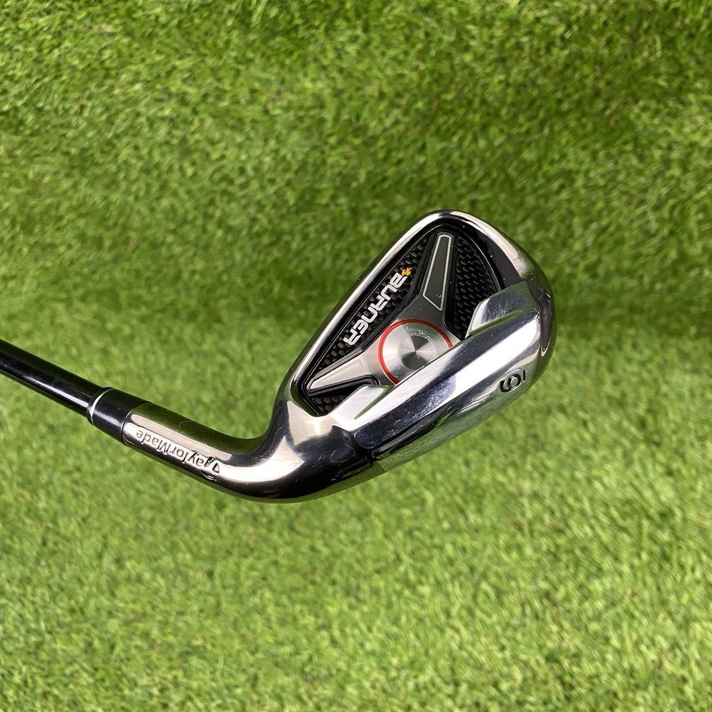 2009 TaylorMade Burner Single 6 Iron Gloss Black ⛳️ REAX 65 Regular Flex RH