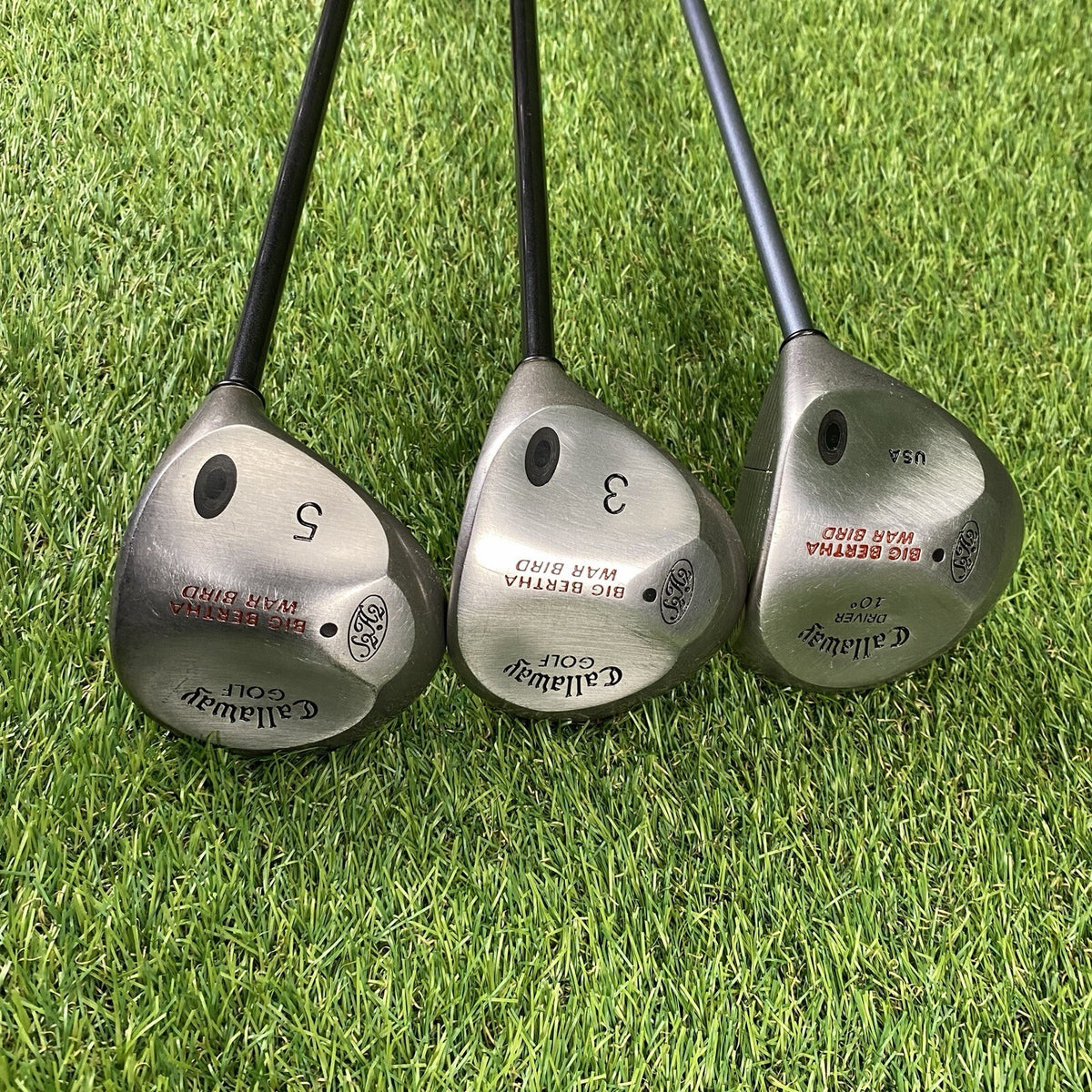 Callaway Big Bertha War Bird 10° Driver With 3 & 5-Wood Set ⛳️ RCH Firm Flex RH