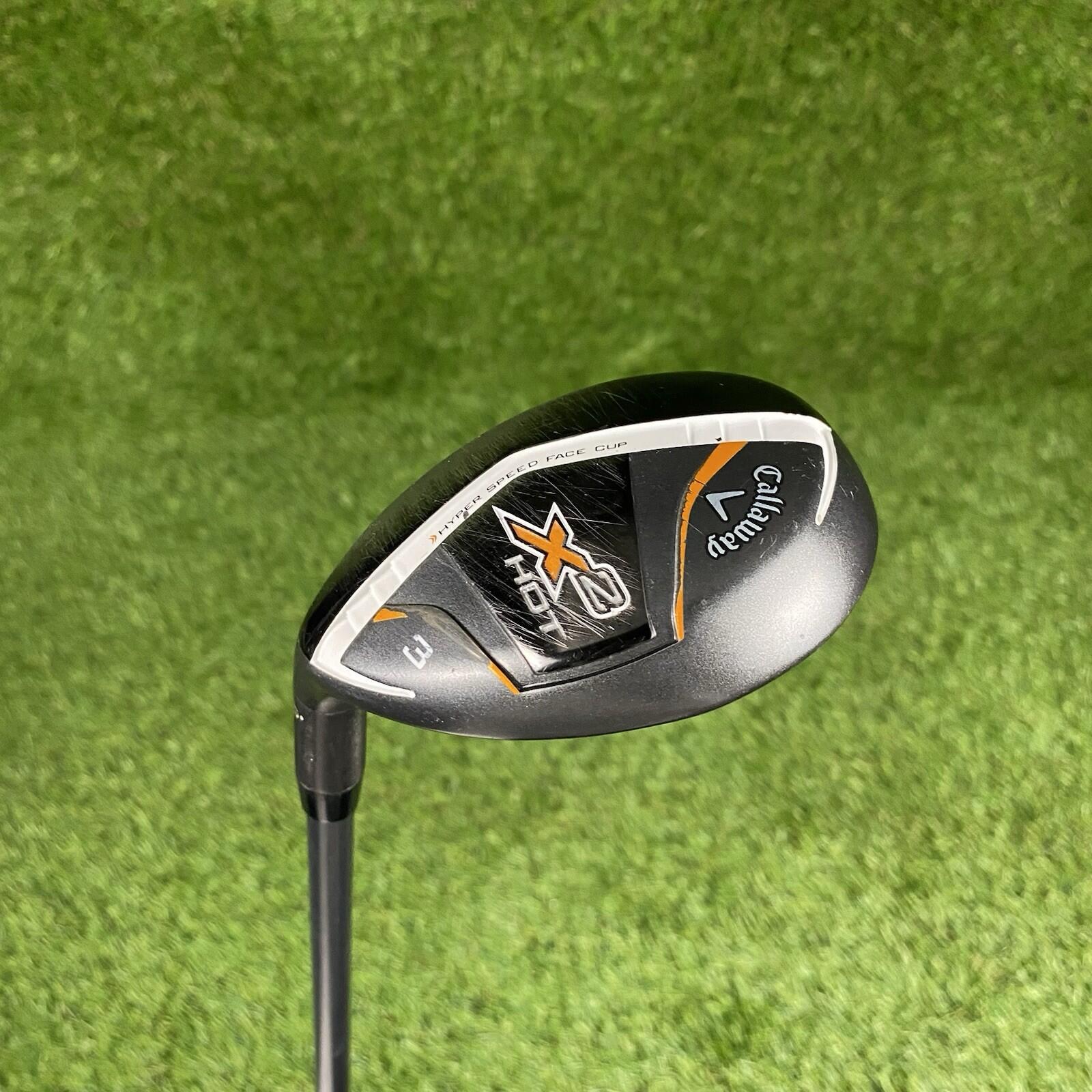 Callaway X2 Hot 3 Hybrid 19° ⛳️ Aldila Tour Blue 65 Stiff Flex Graphite Shaft LH