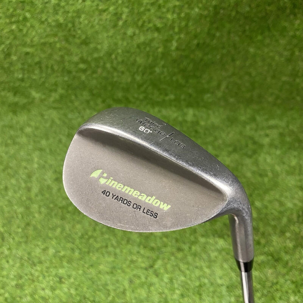 Pinemeadow Third Wedge Lob Wedge 60° ⛳️ RH Steel Shaft 36” 40 Yards Or Less