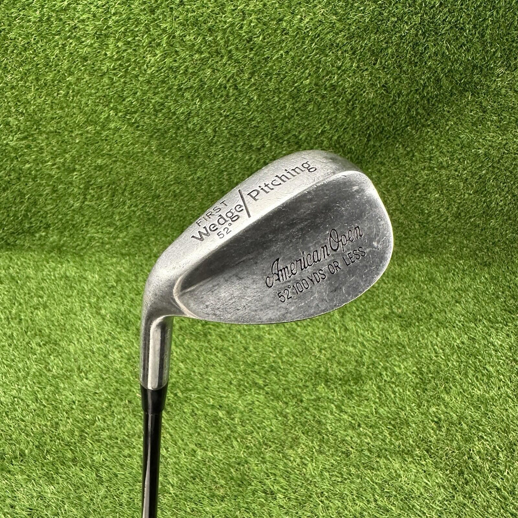 LH American Open 52° First Pitching Wedge 100 yds Or Less ⛳️ Graphite Shaft 36”