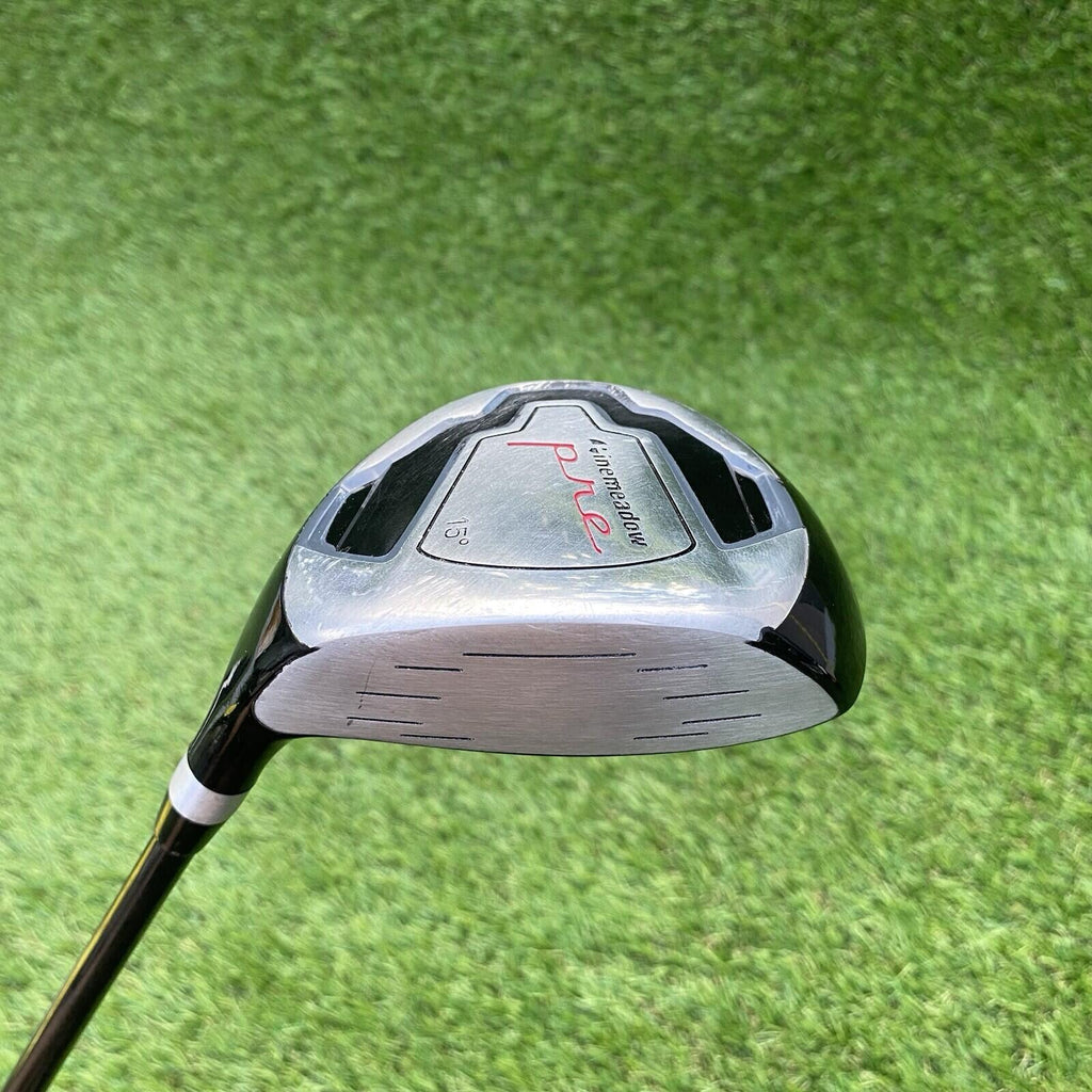 Pinemeadow Pre 15 Degree fairway wood with graphite shaft and low profile head