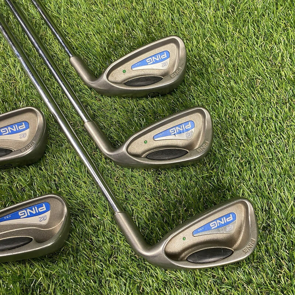 Ping G2 Green Dot Irons Set HL 5-9 Irons ⛳️ True Temper Regular Steel Shafts RH