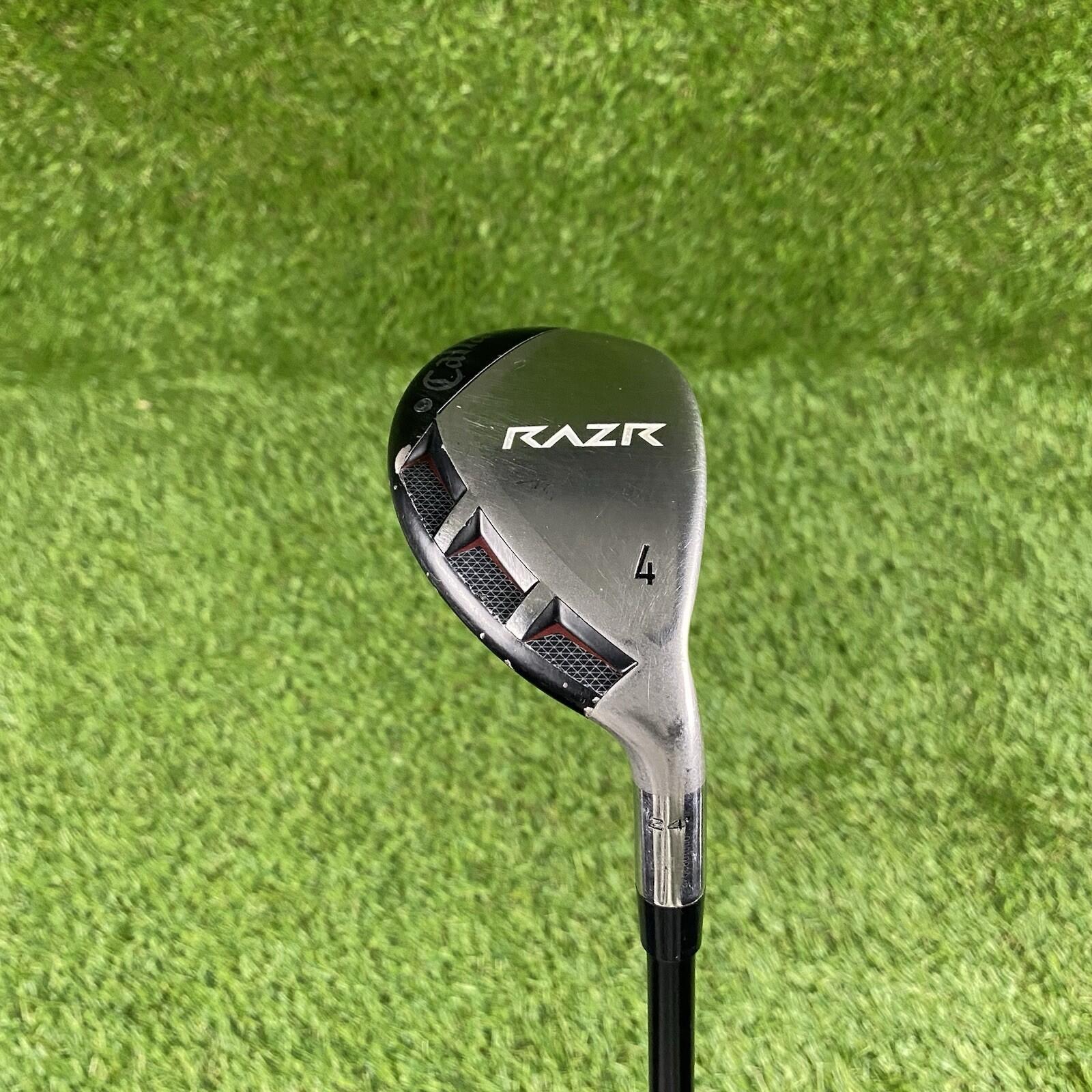 Callaway RAZR 4 Hybrid 24° ⛳️ Mid Torque / H60G Stiff Flex Graphite Shaft RH