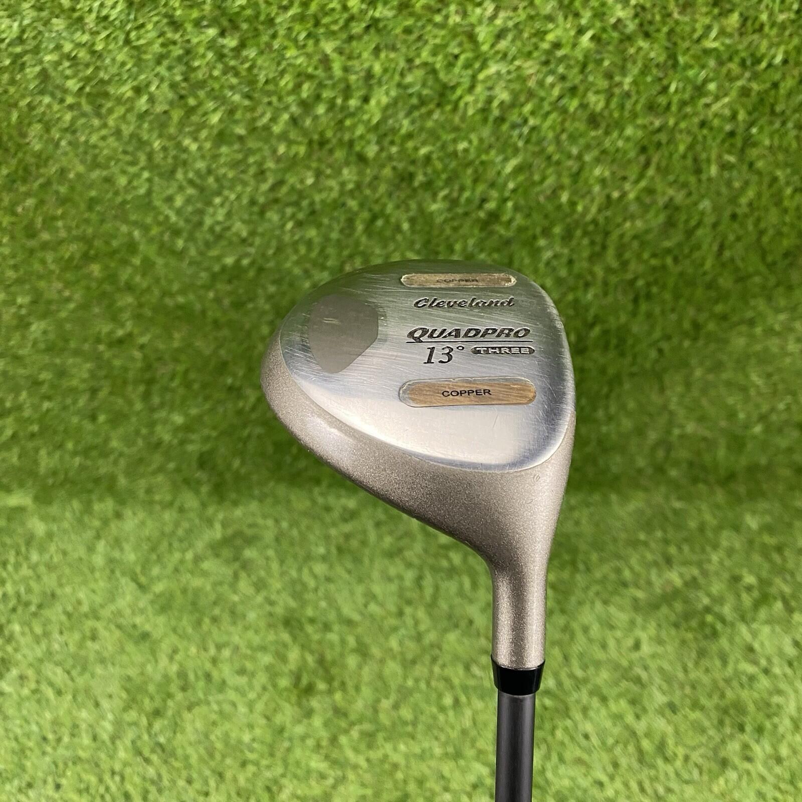 Cleveland Quadpro Copper Fairway 3 Wood 13° ⛳️ Stiff Flex Graphite Shaft RH