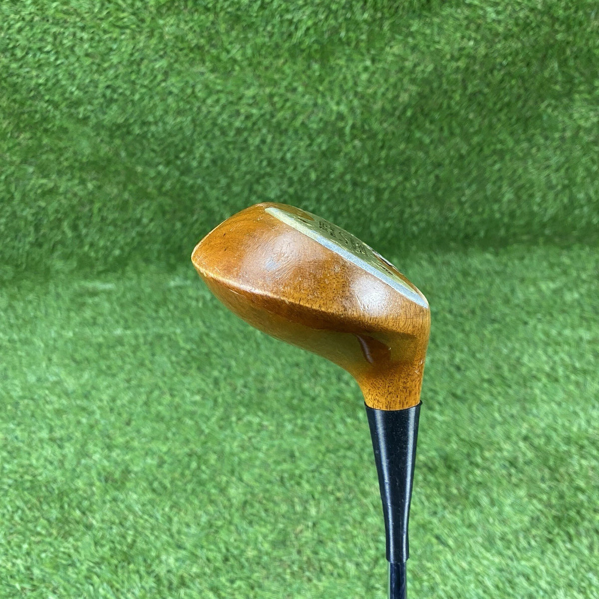 MacGregor Tourney 1 Wood Super Eye-O-Matic Persimmon Driver KeyHole ⛳️ Steel RH