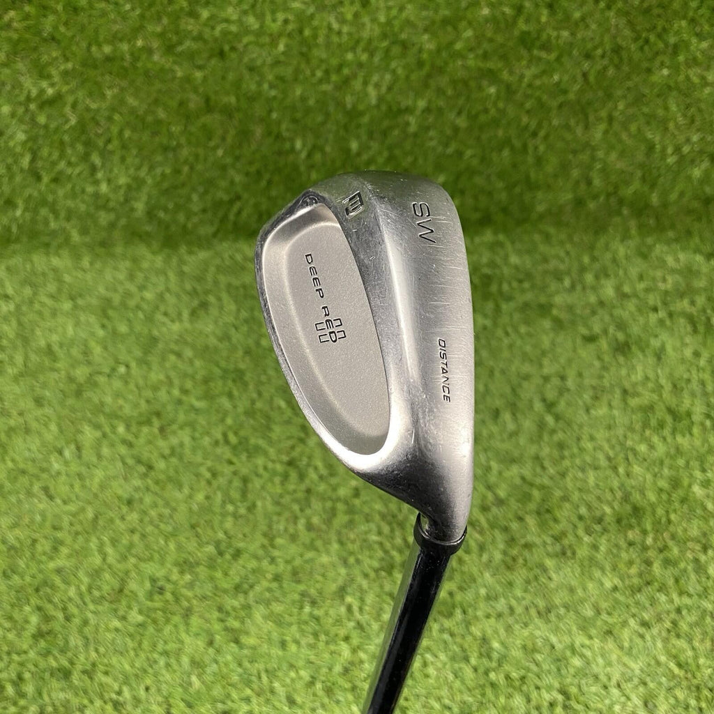 Wilson Deep Red II Distance Sand Wedge SW ⛳️ Fat Shaft Steel Shaft RH