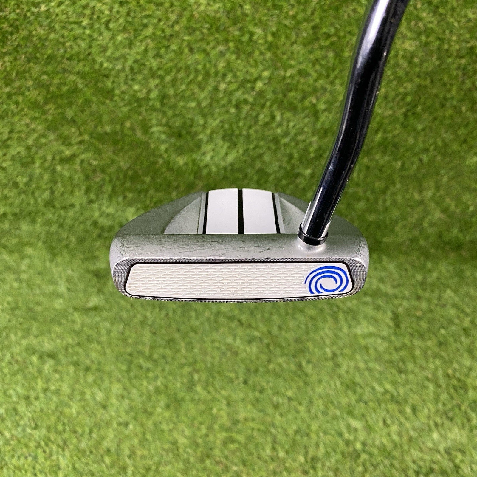 Odyssey White Hot RX V-Line Mallet Putter ⛳️ Steel Shaft 34 Inch RH Karma Grip