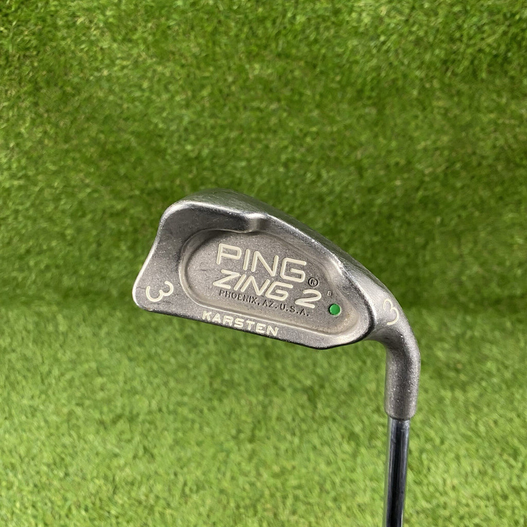 Ping Zing 2 Single 3 Iron Green Dot 2° Upright ⛳️ Karsten JZ Stiff Flex Steel RH