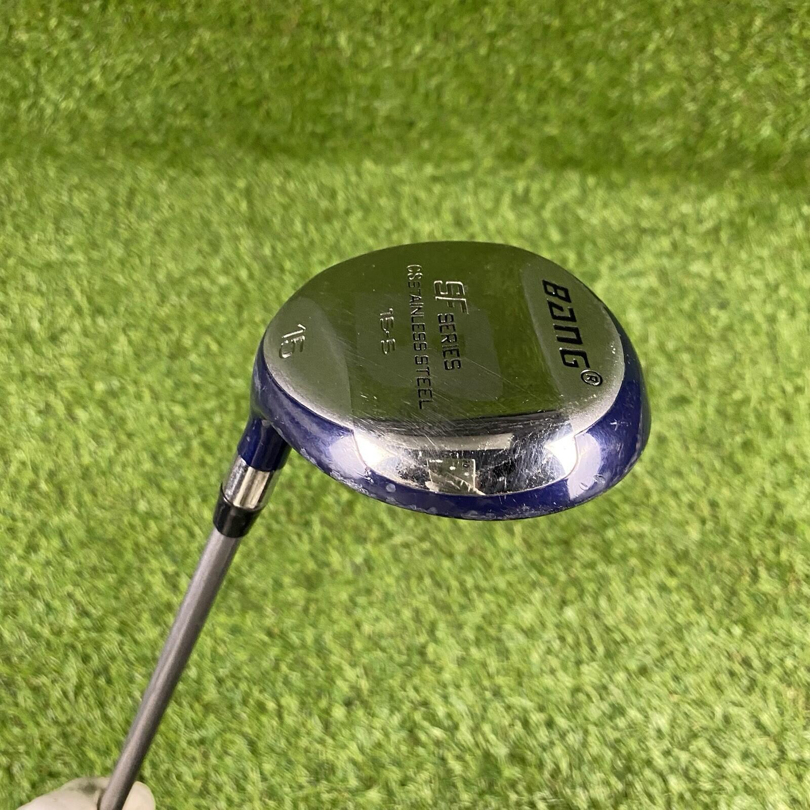 Bang SF Series CS Stainless Steel Fairway 3 Wood 15-5 ⛳️ Harrison Star Plus LH