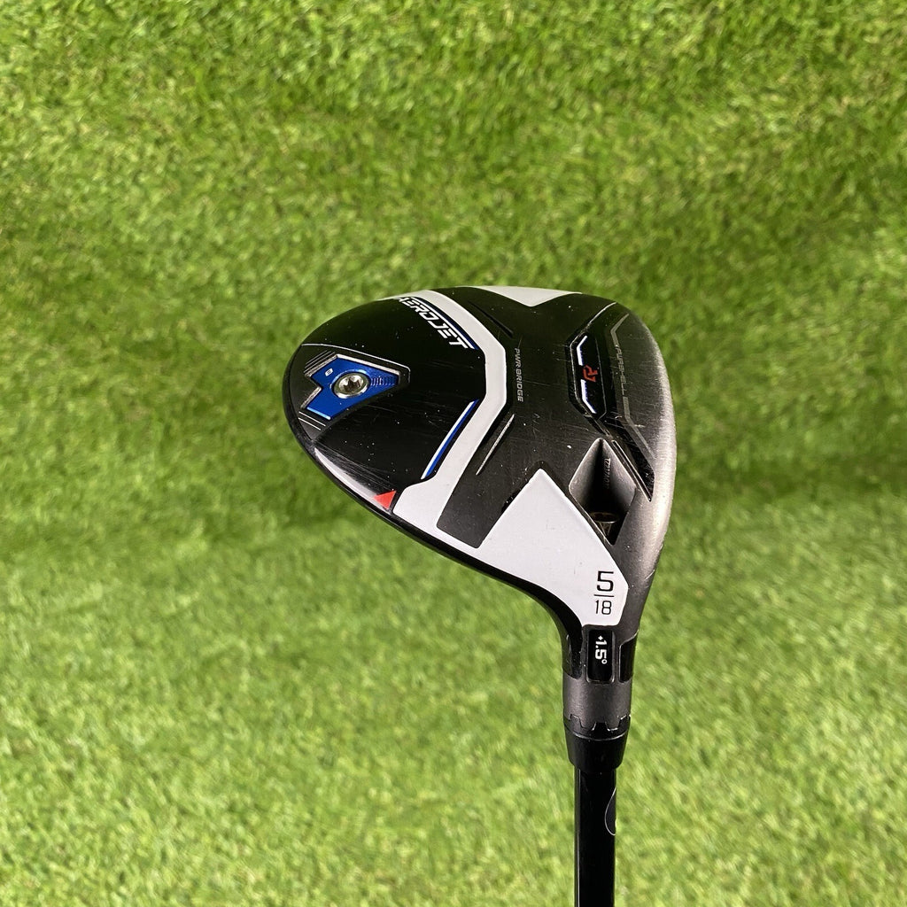 Cobra AEROJET Fairway 5 Wood 18° ⛳️ Mitsubishi Kai’li Blue 60 Stiff Flex RH