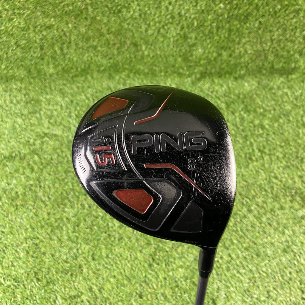 Ping i15 Titanium 8° Driver ⛳️ PING TFC 700 D Stiff Flex Graphite Shaft RH