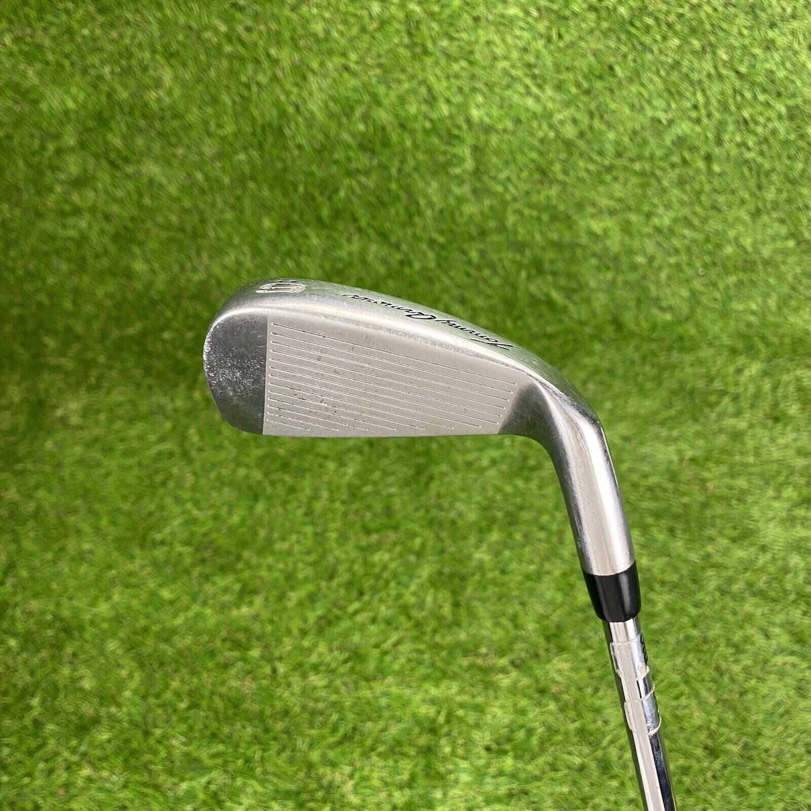 LH Tommy Armour 845 Stripe Model 6 Iron Tour Step Platinum Regular Steel Shaft