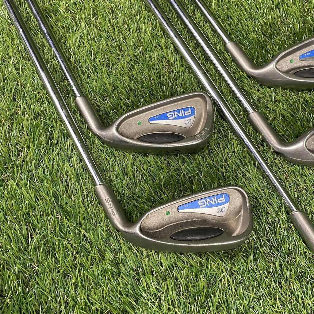 Ping G2 Green Dot Irons Set HL 5-9 Irons ⛳️ True Temper Regular Steel Shafts RH